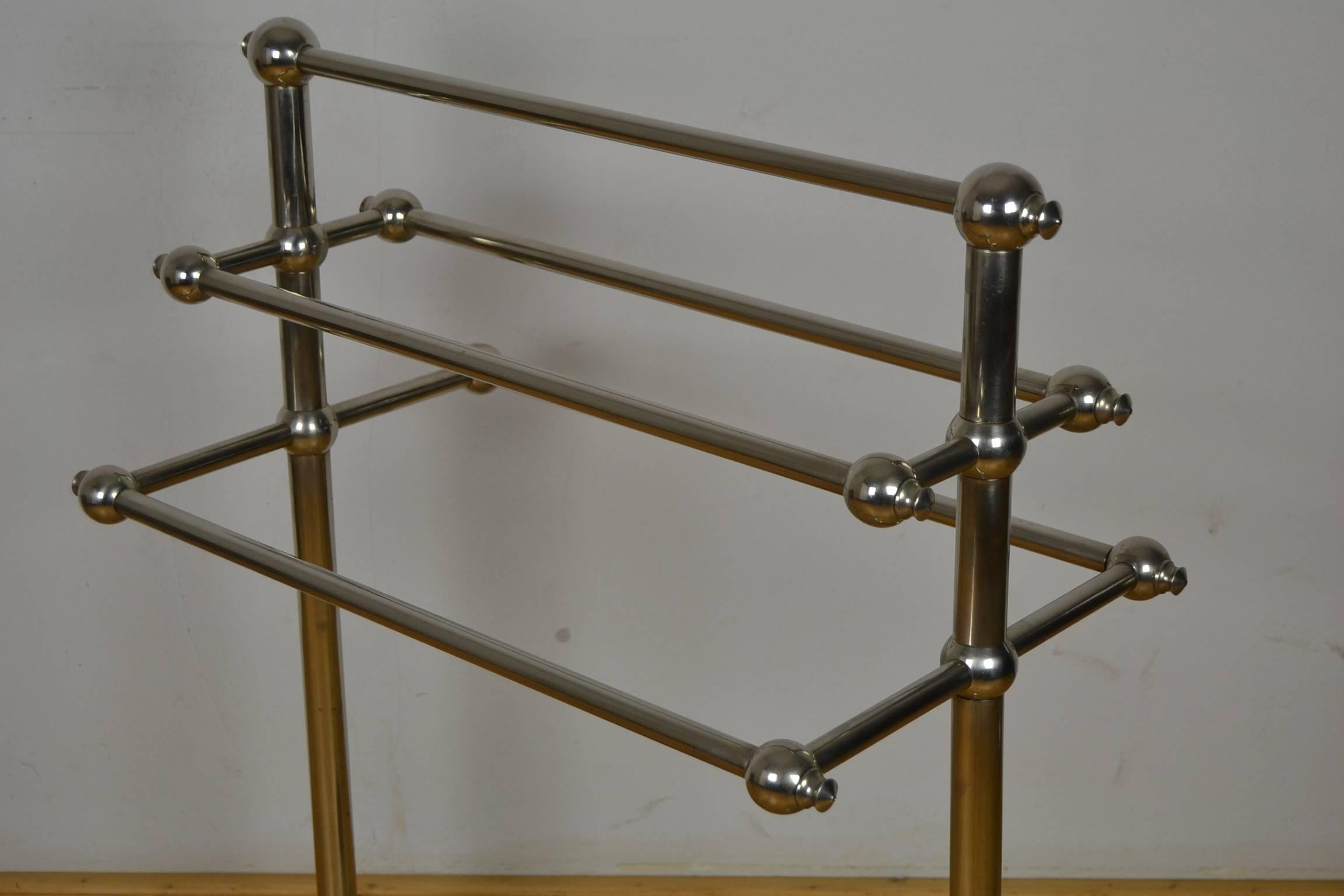 art deco towel rail