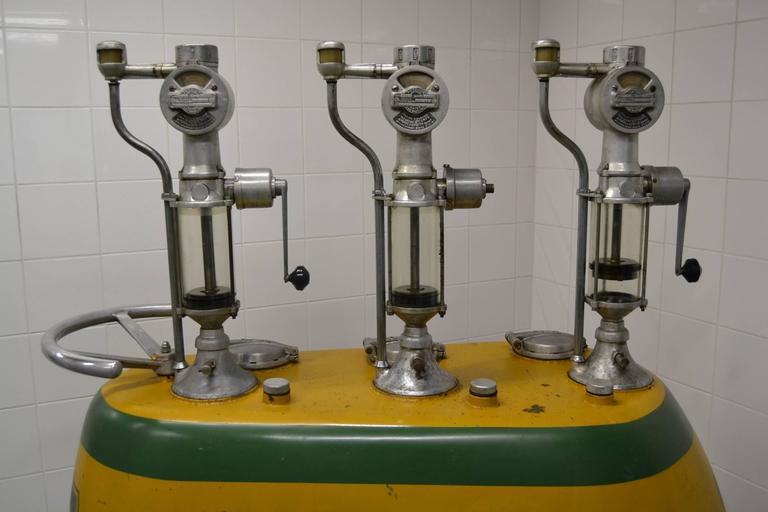 1950 BP Energol Triple Oil Distributor For Sale at 1stdibs