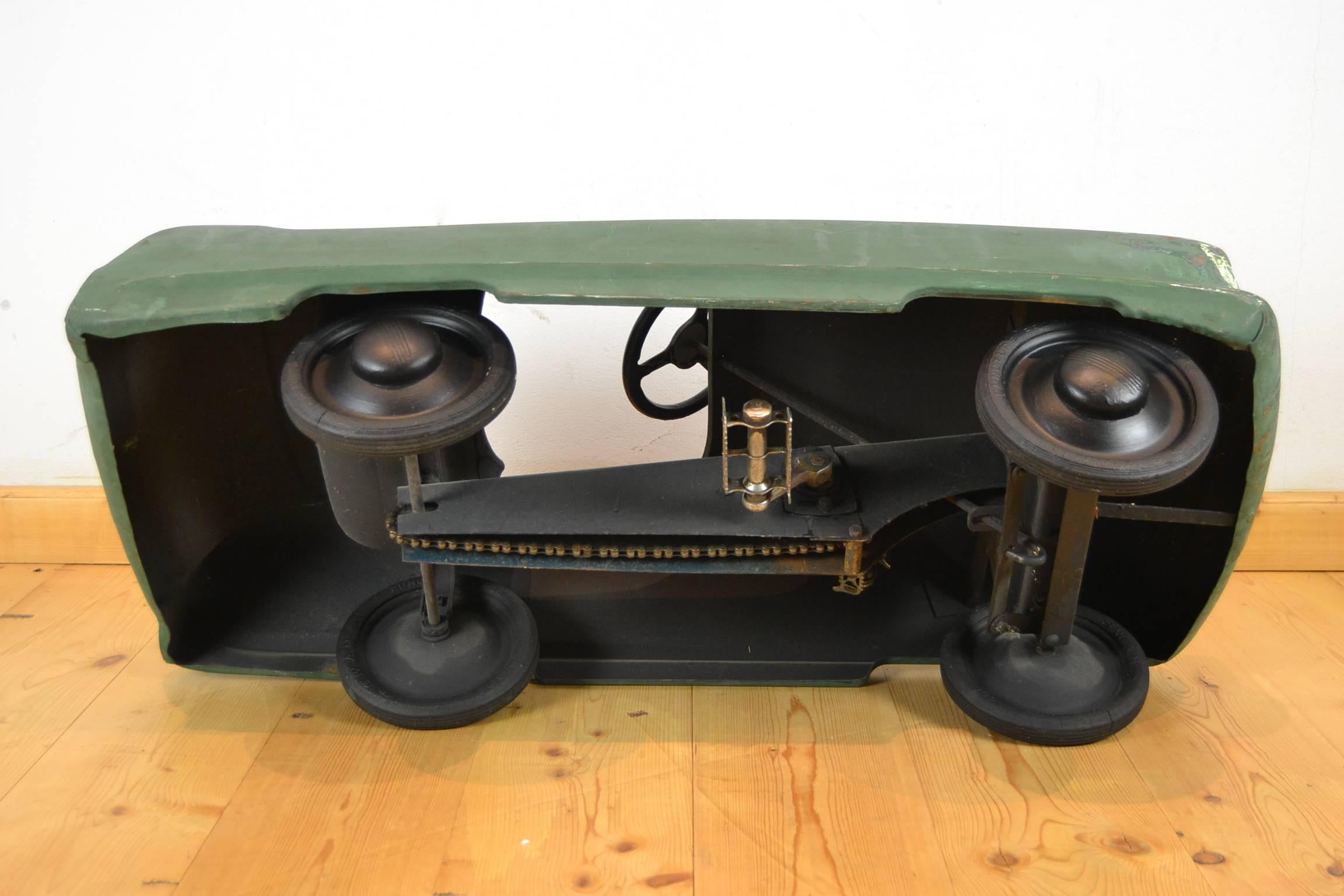 Industrial Garton Kidillac Pedal Car, Steel, 1950s , USA For Sale