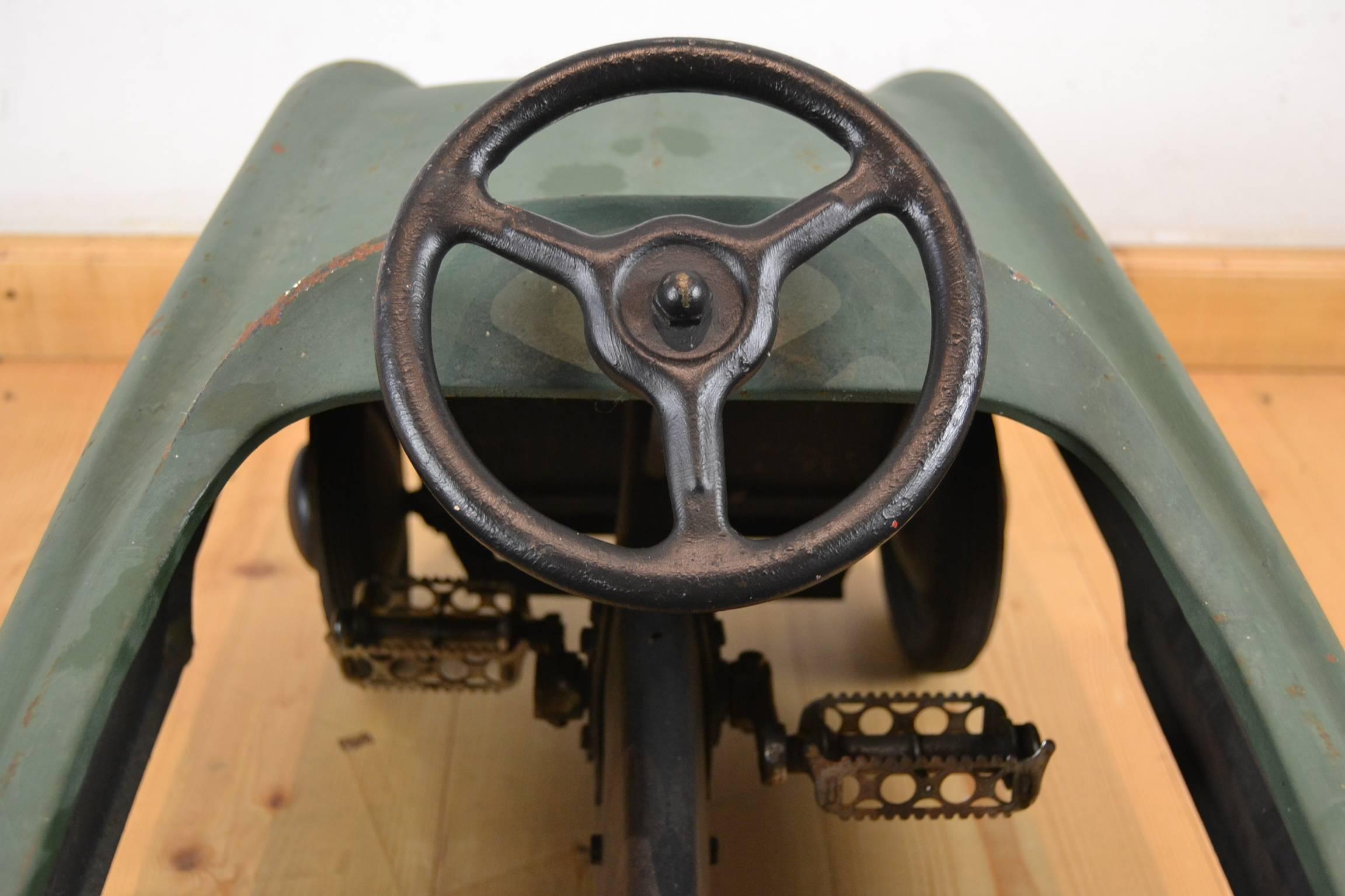 Garton Kidillac Pedal Car, Steel, 1950s , USA In Good Condition For Sale In Retie, BE