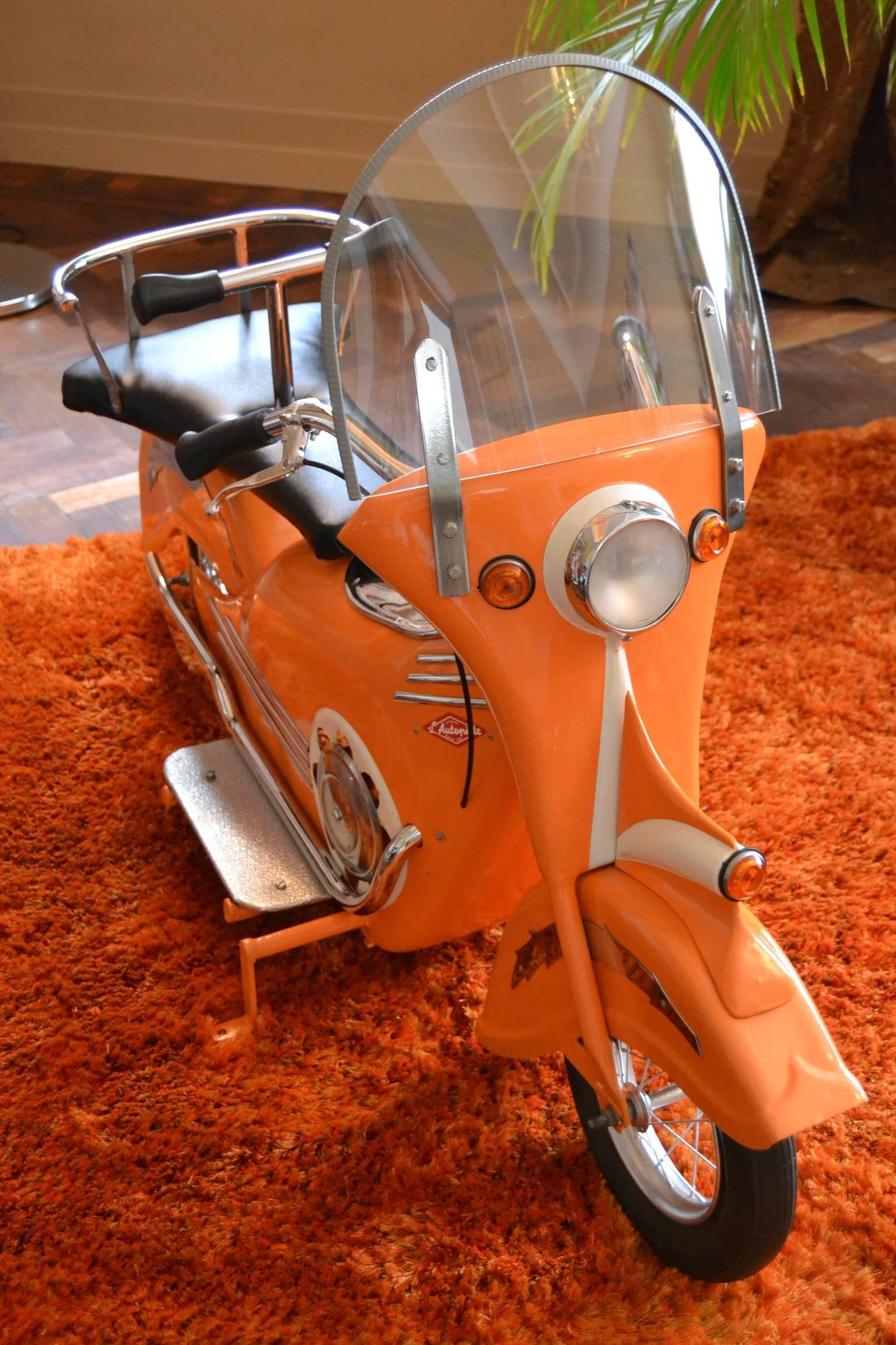 Metal Carousel Scooter by L' Autopède Belgium 1940s 1