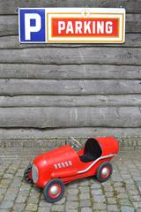 1950s Triang Racer Metal Pedal Car
