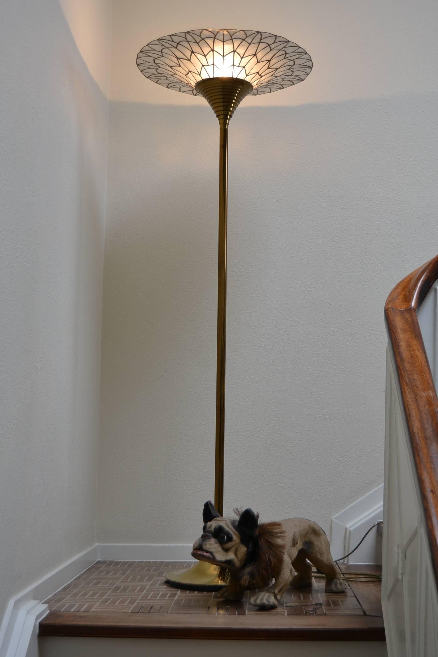 capiz floor lamp