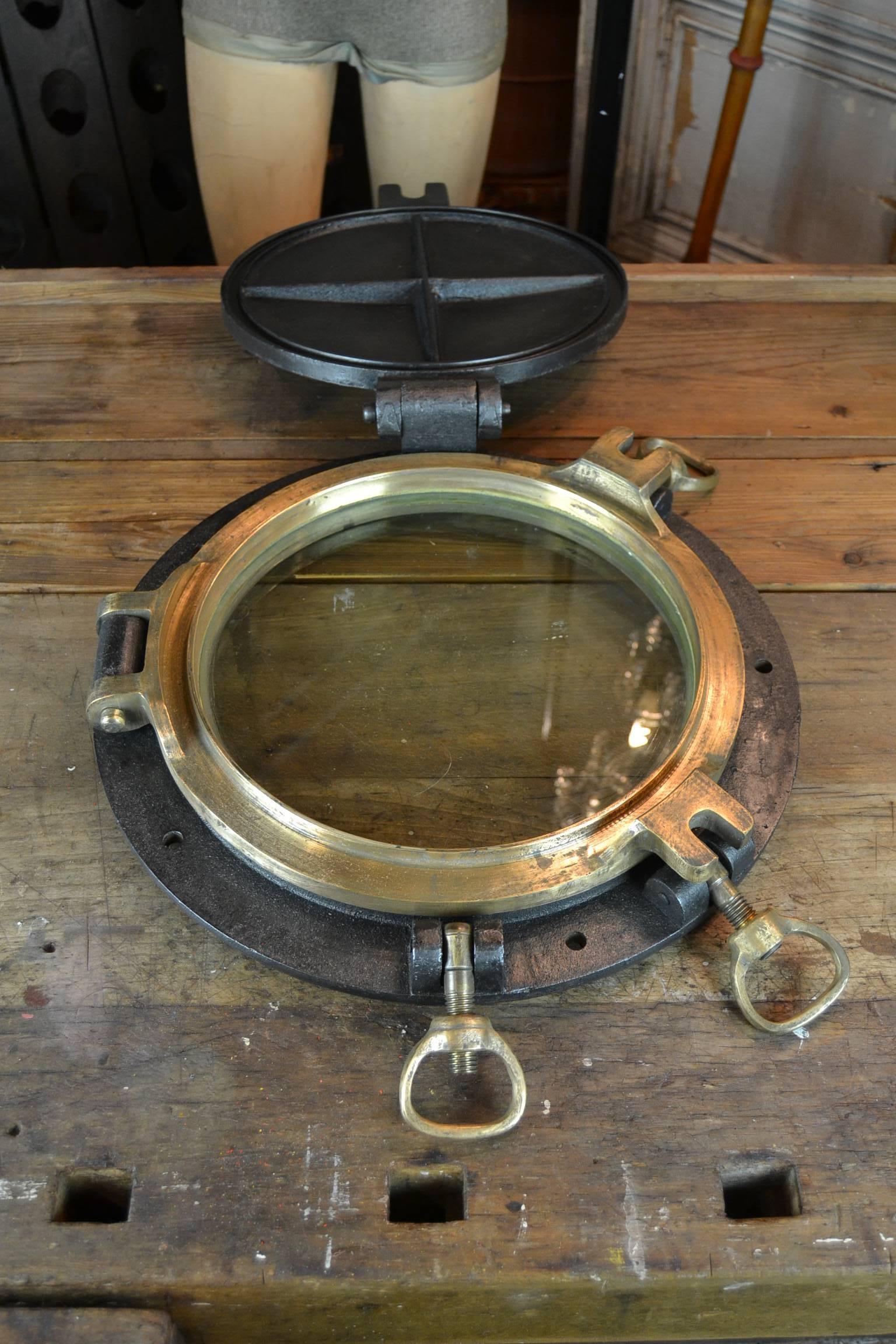  Porthole from Ship , Iron and Copper , 1960s 1