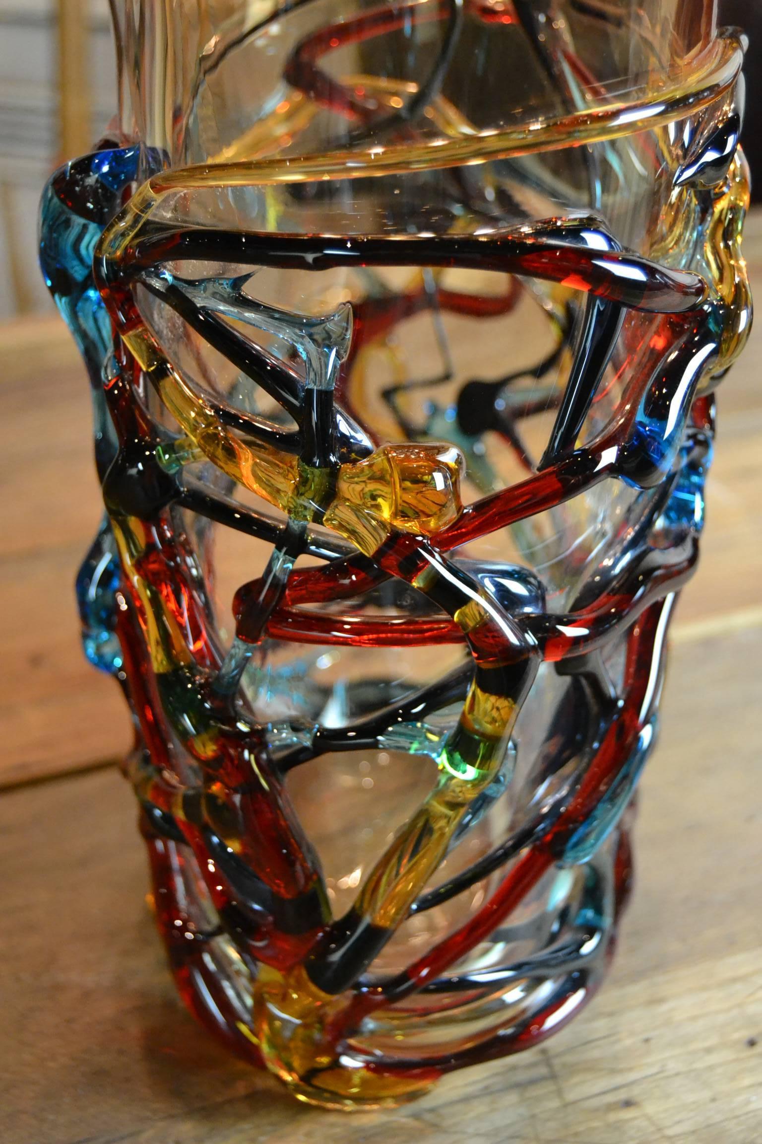 Murano Glass Art Vase by Costantini In Good Condition In Antwerp, BE