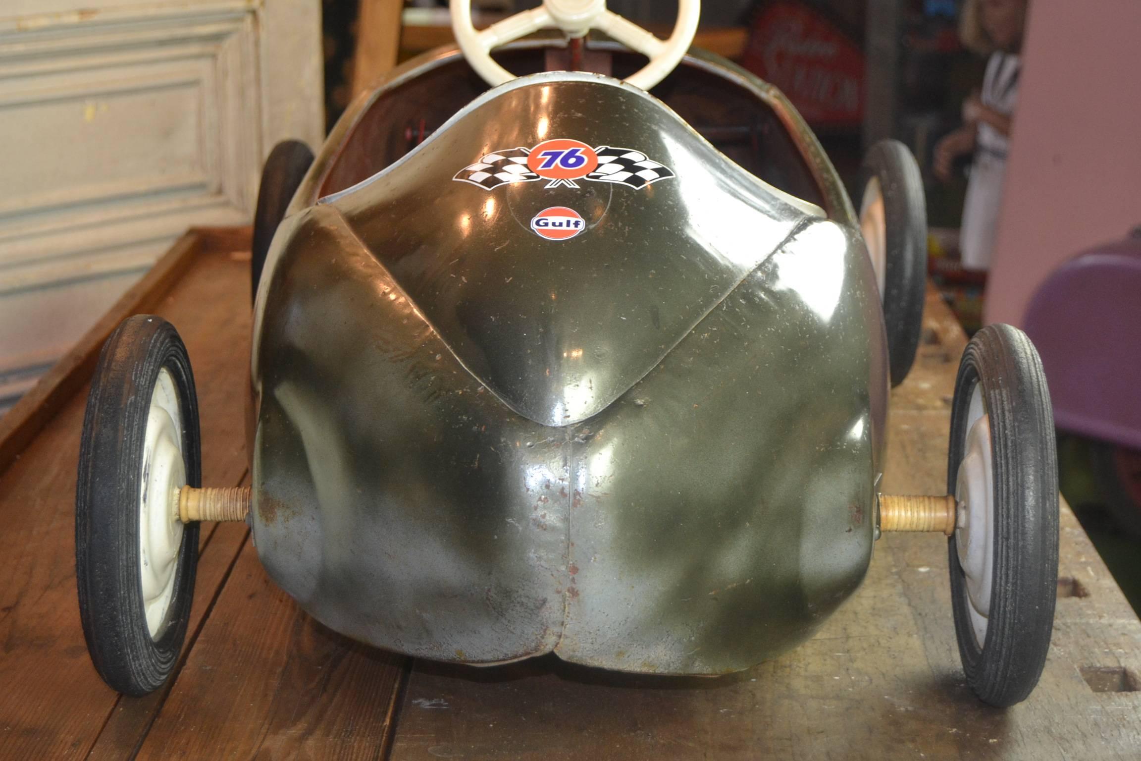 1960s Ferrari Racer Pedal Car Morellet Guérineau In Good Condition In Retie, BE