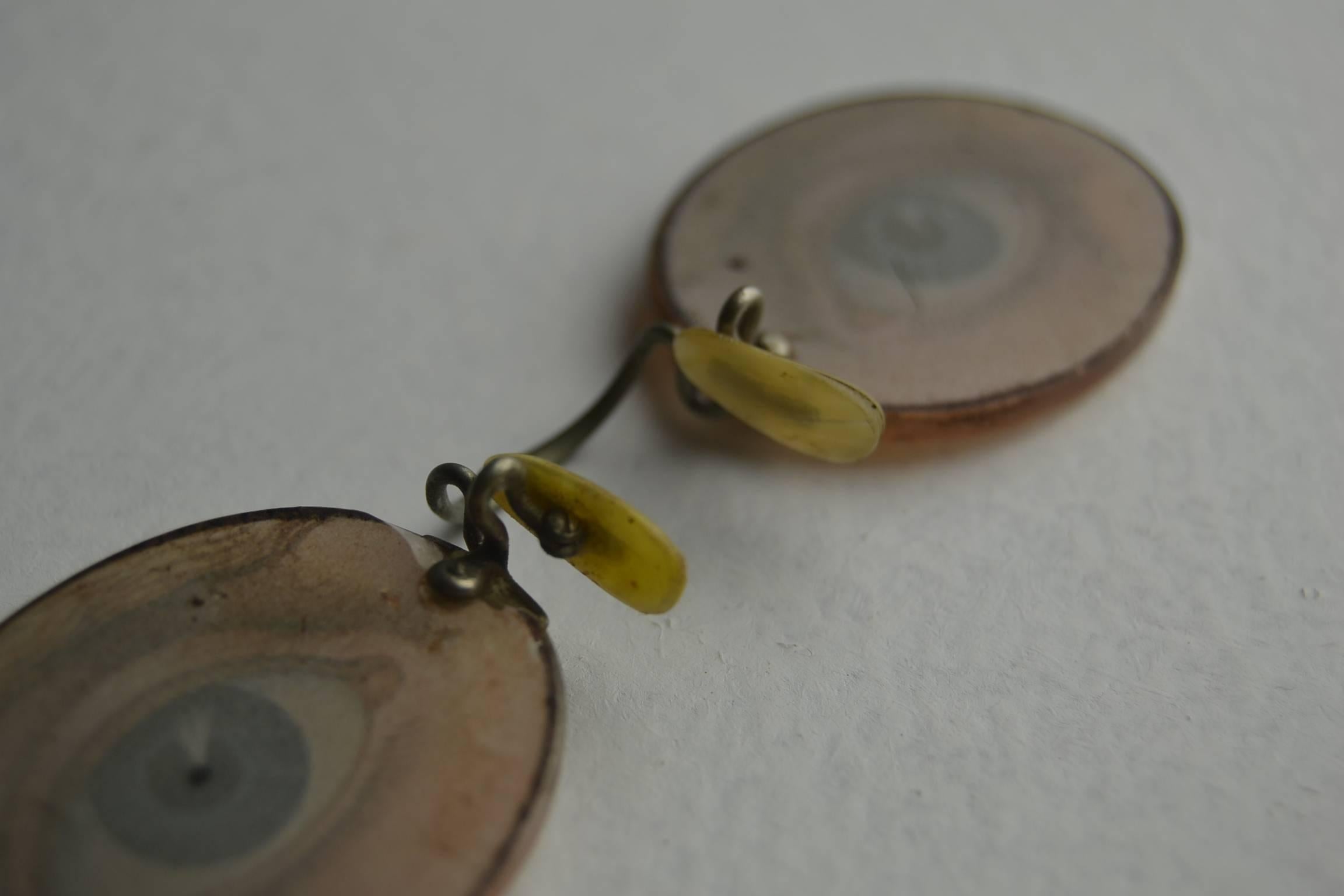 Antique Hard Bridge Pinch Nose Lunettes Bon état à Retie, BE