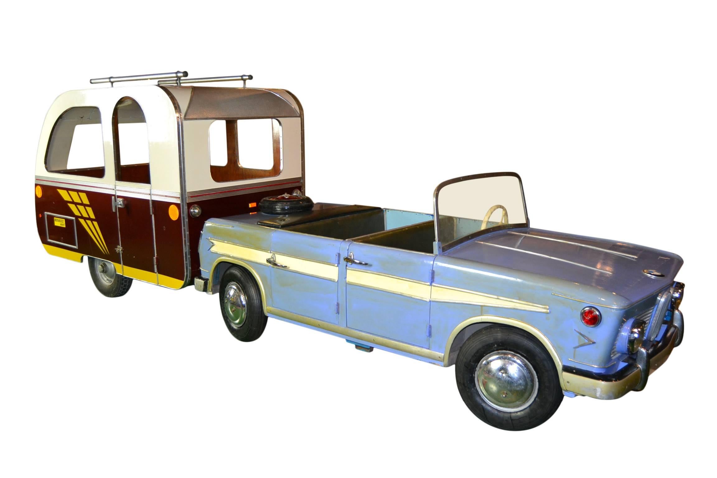 1950s Wooden Carousel Kids Caravan 1