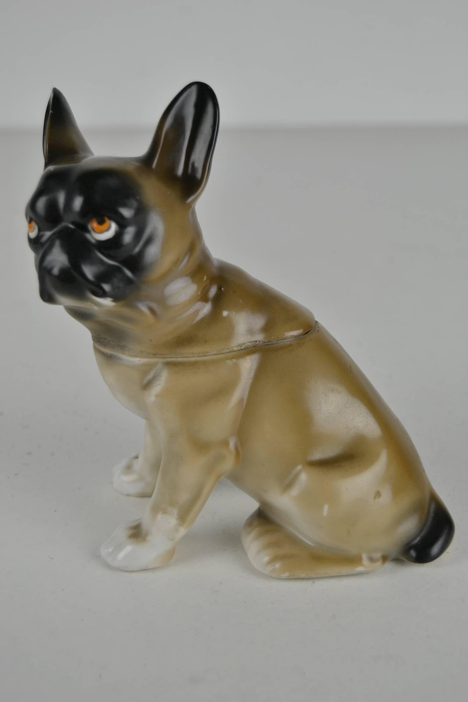 porcelain french bulldog