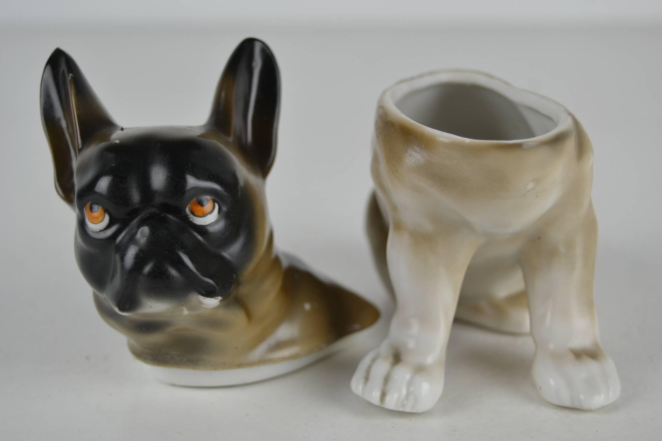 antique french bulldog