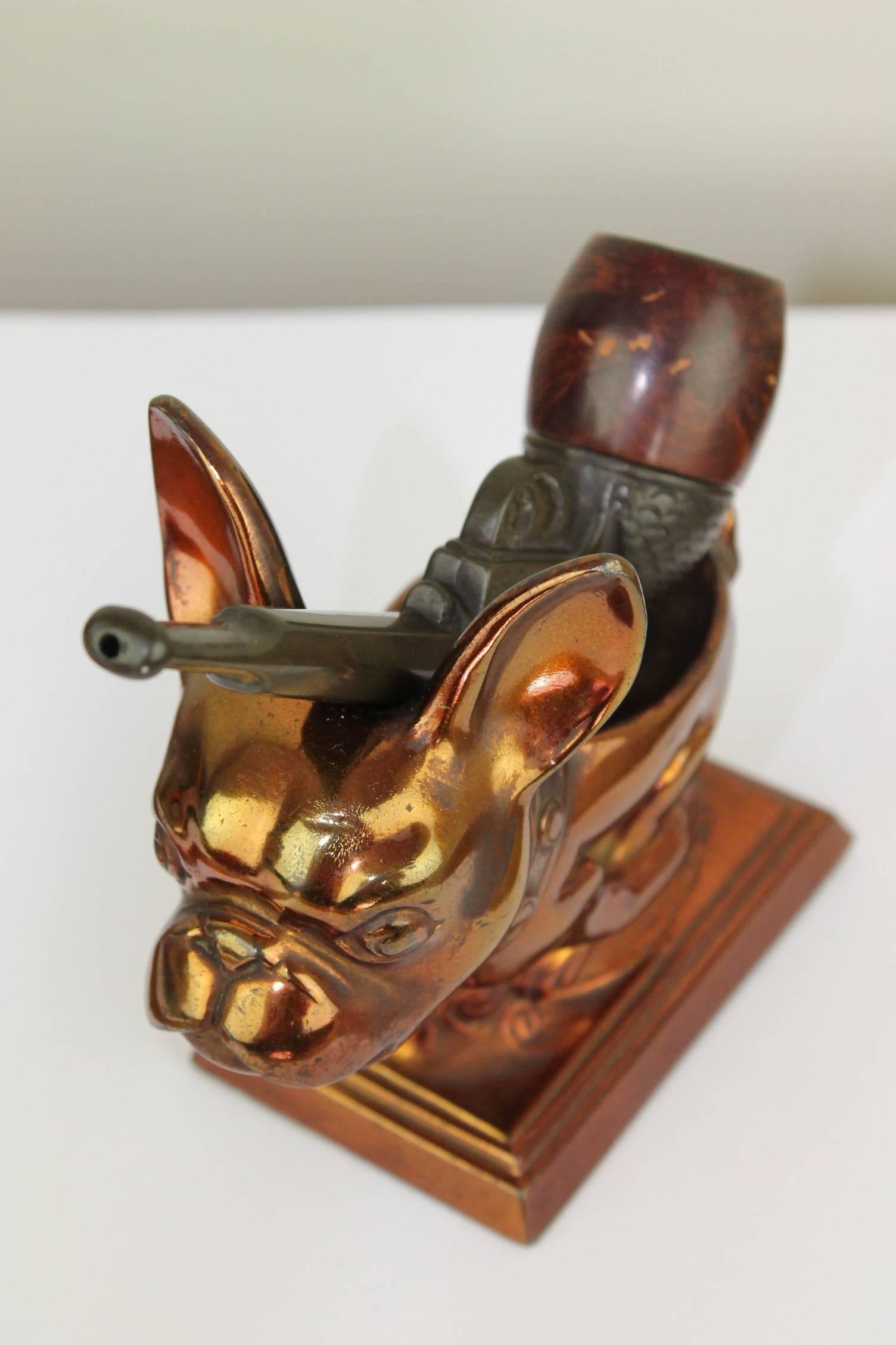  Vintage French Smoking Gun Pipe with Removable Bowl  In Excellent Condition In Antwerp, BE