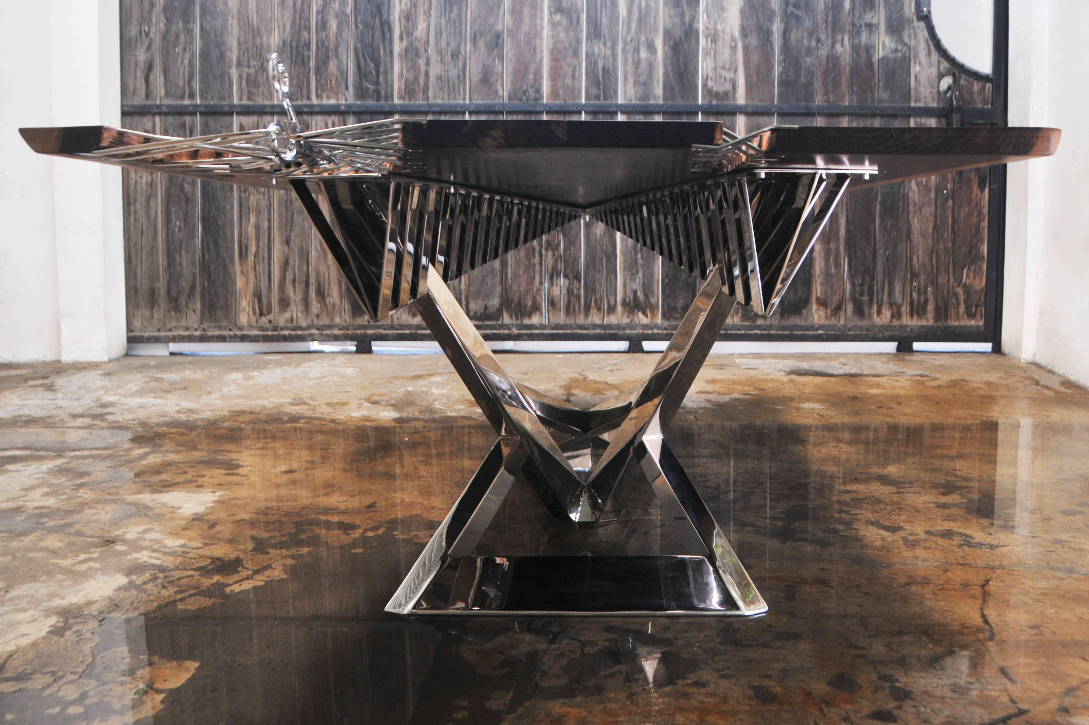 Balinese Sculptural Table: World Scissors Table 3