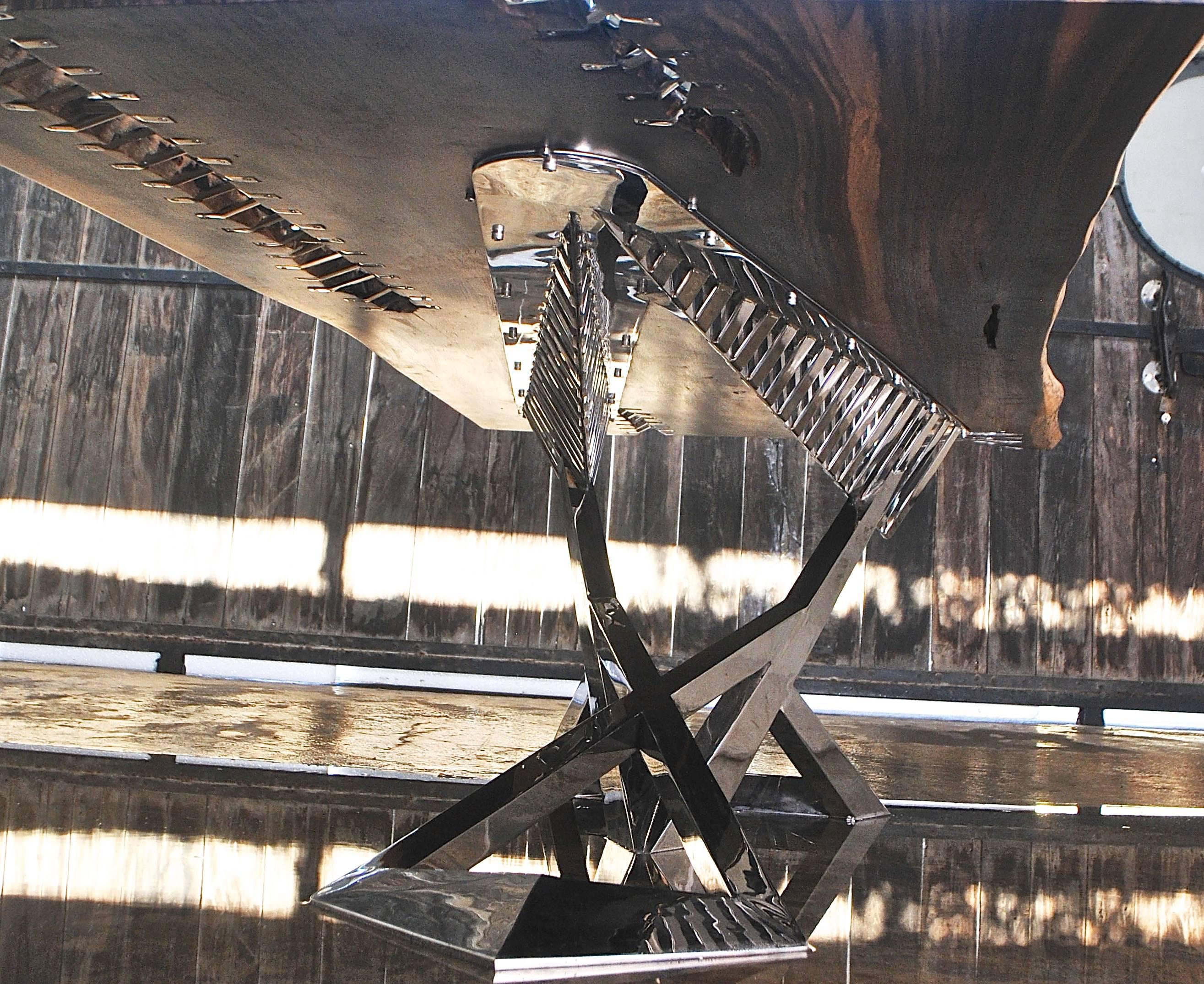 Organic Modern Sculptural Table: World Scissors Table 3