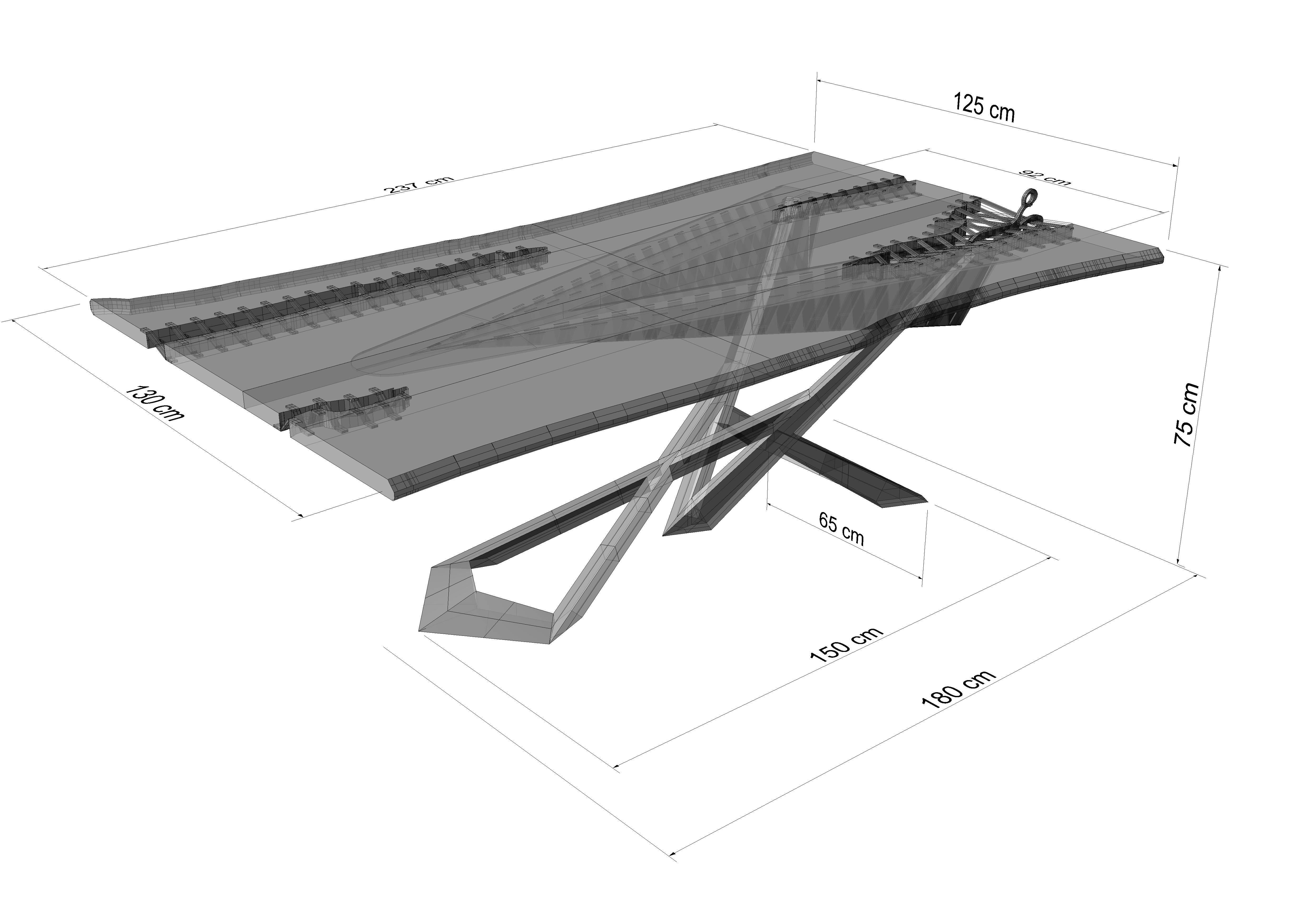 Sculptural Table: World Scissors Table 3 2