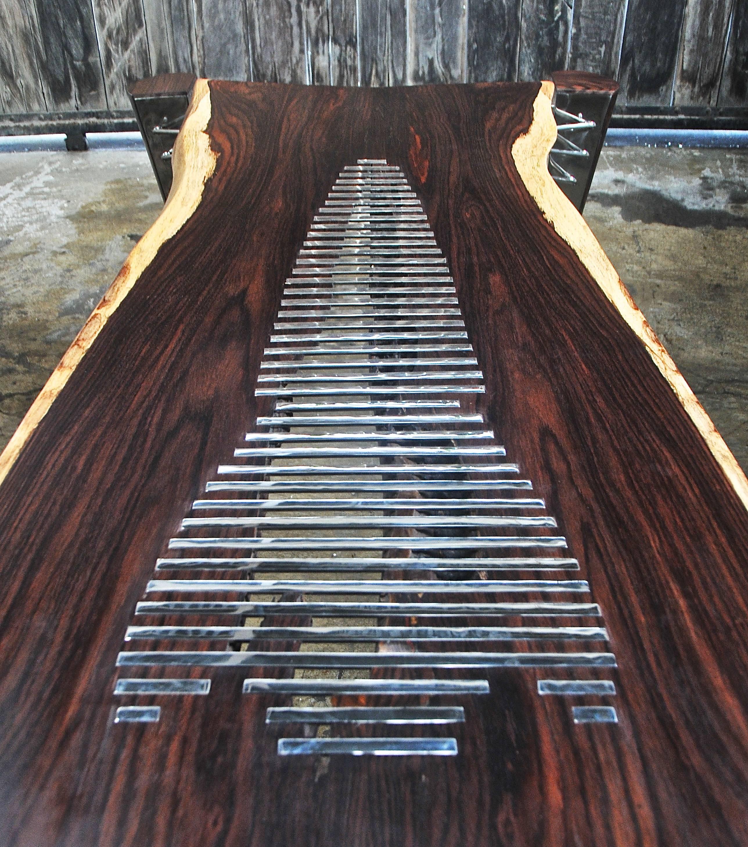 Contemporary Rocket Table, Stamped: R  2015  Signed: Helgen Design