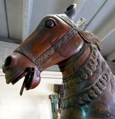 Monumental Lifesize Wooden Horse