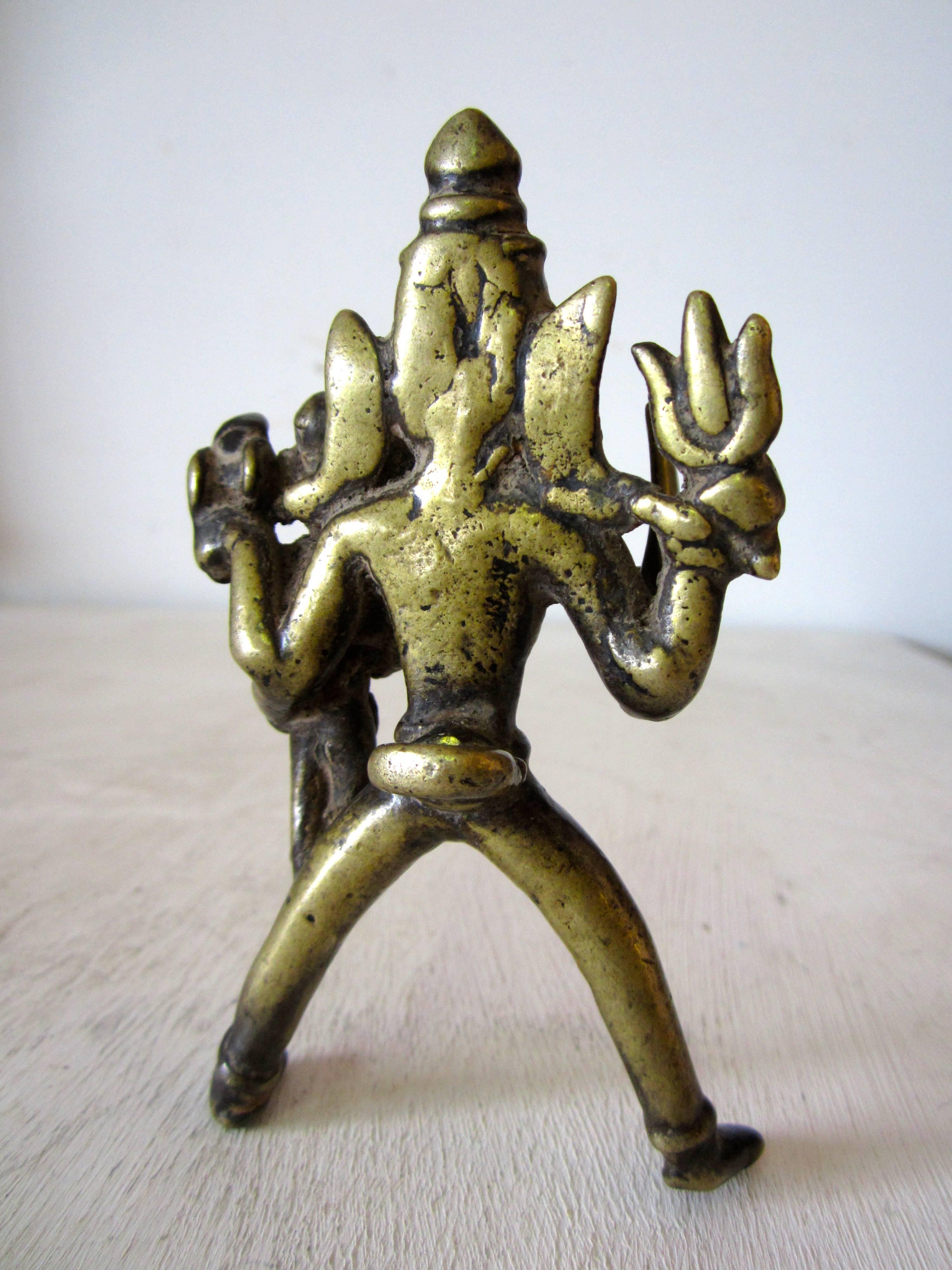 Bronze Figure of Khandoba For Sale 5
