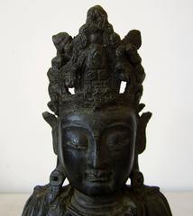 Ming Bronze Figure of Guanyin