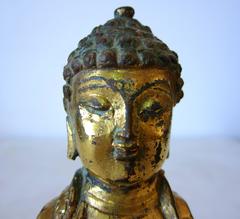 Ming Gilt Bronze Figure of Buddha