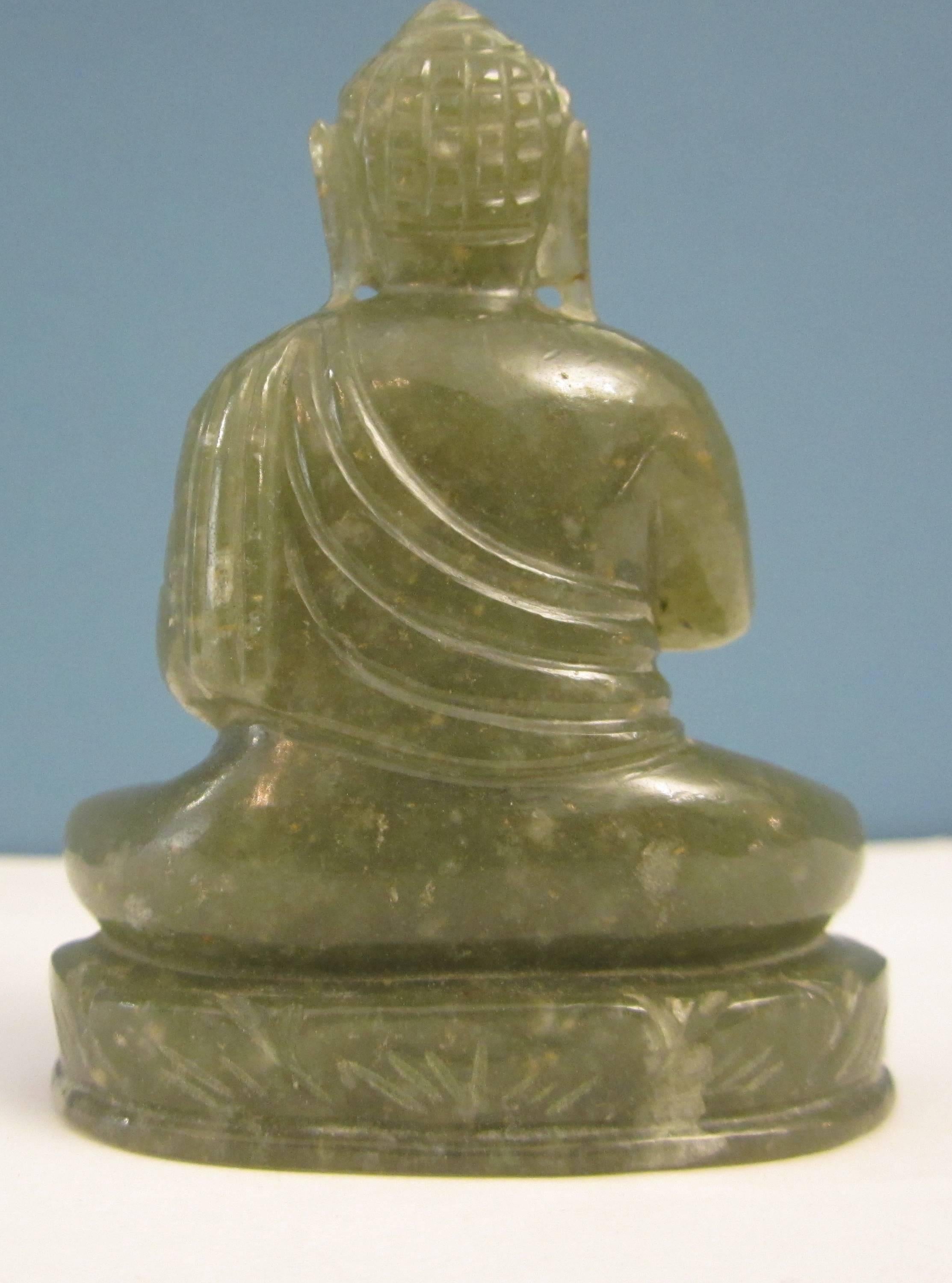 Carved Small Jade Buddha