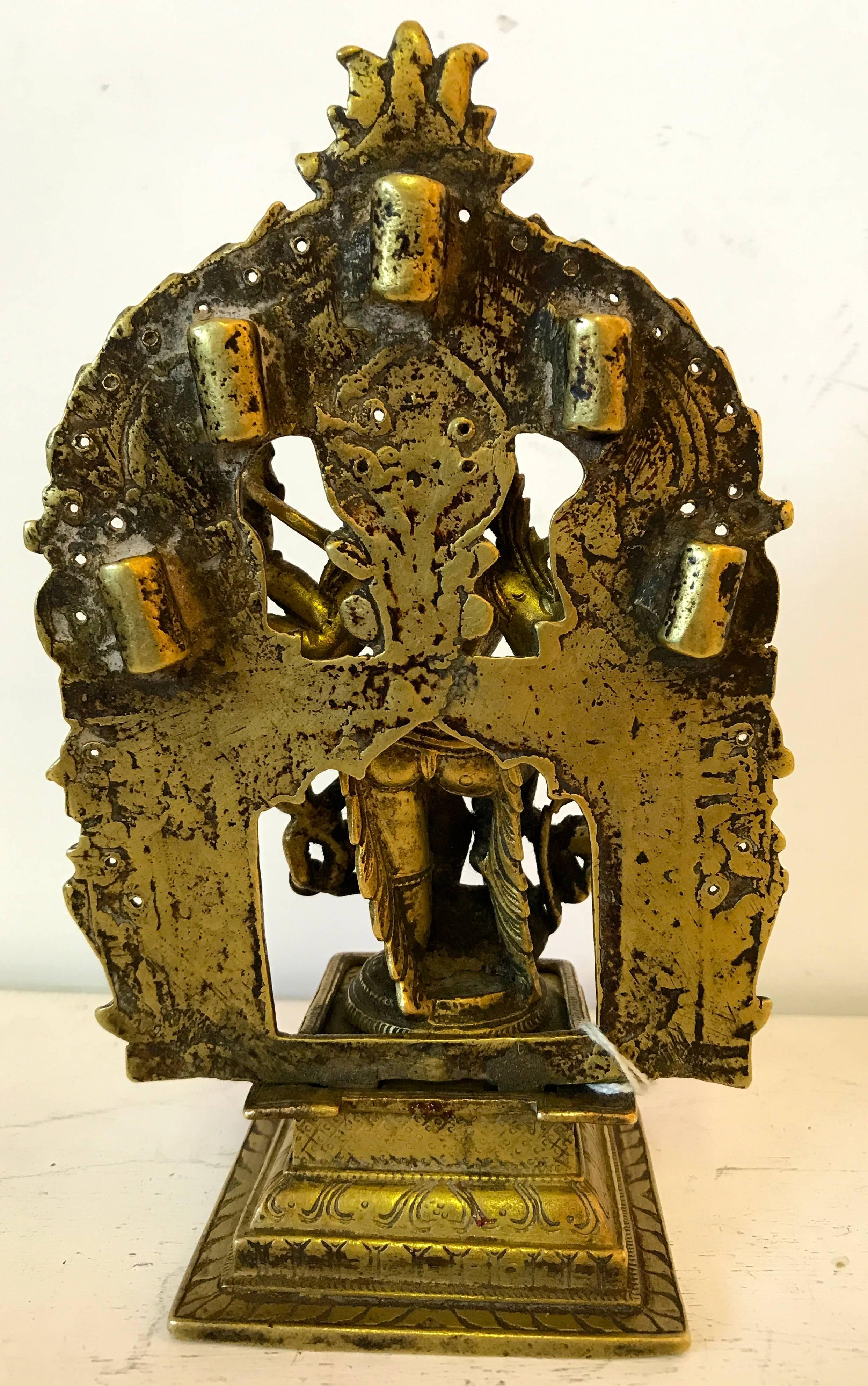 Bronze Figure of Mahishasuramardini For Sale 4