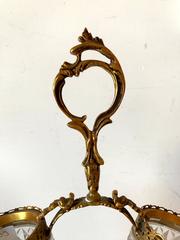 Cut-Glass Double Vase