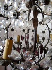 Italian Flower Ball Chandelier