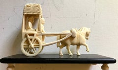 Bone Indo-European Chariot and Horse