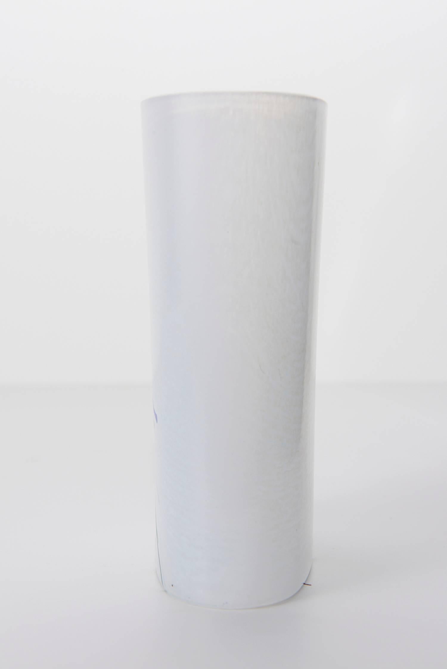 Post-Modern Swedish Art Glass Vase by Bertil Vallien for Kosta Boda, 1980s