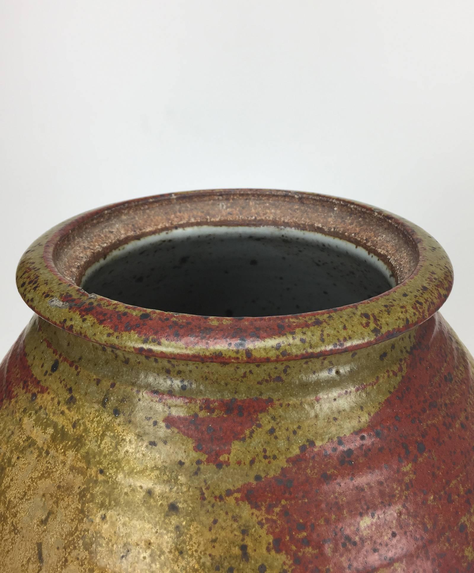 Mid-Century Modern Lidded Stoneware Jar, Archie Bray Foundation under Ken Ferguson, 1958-1964