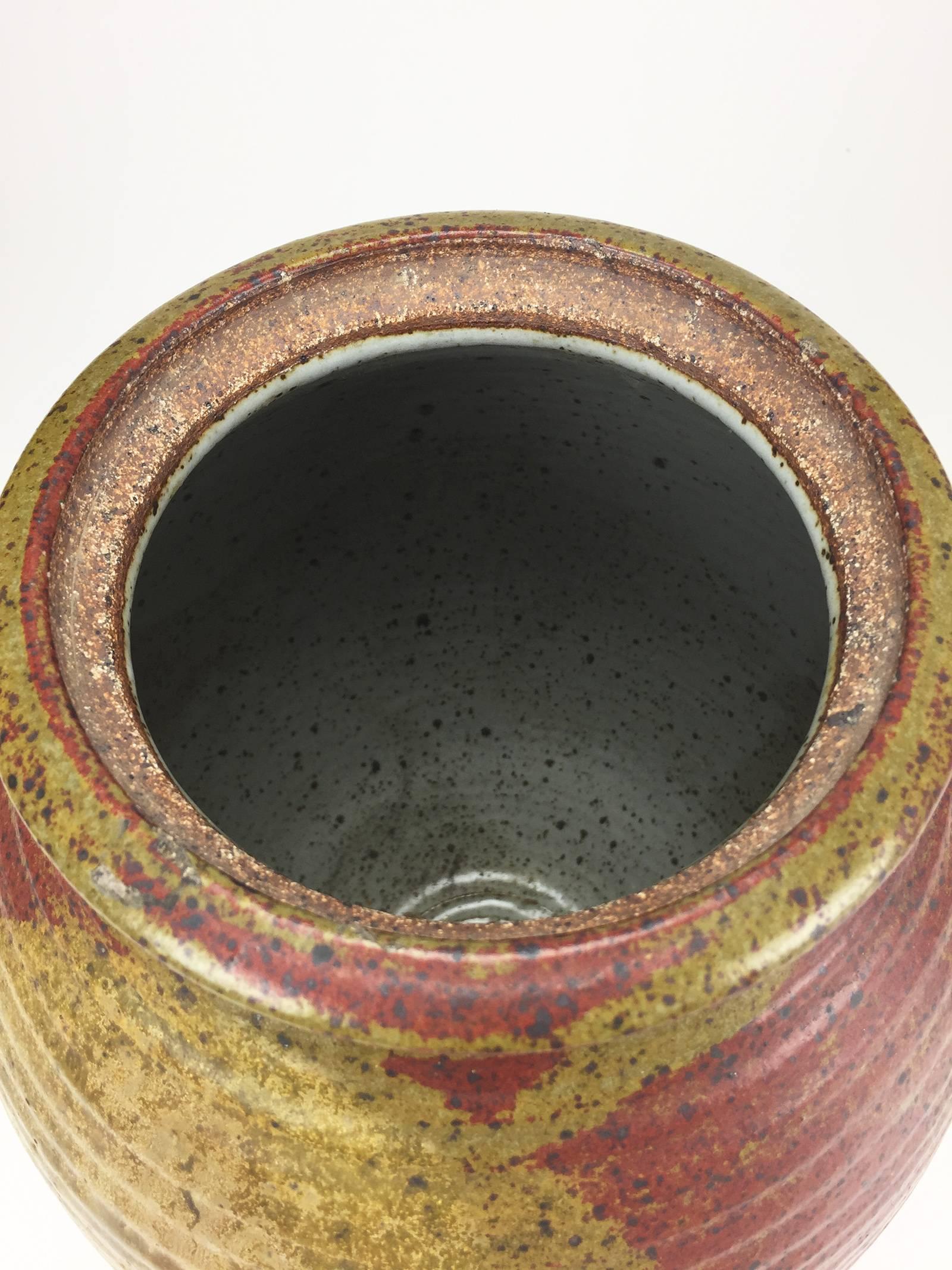 American Lidded Stoneware Jar, Archie Bray Foundation under Ken Ferguson, 1958-1964