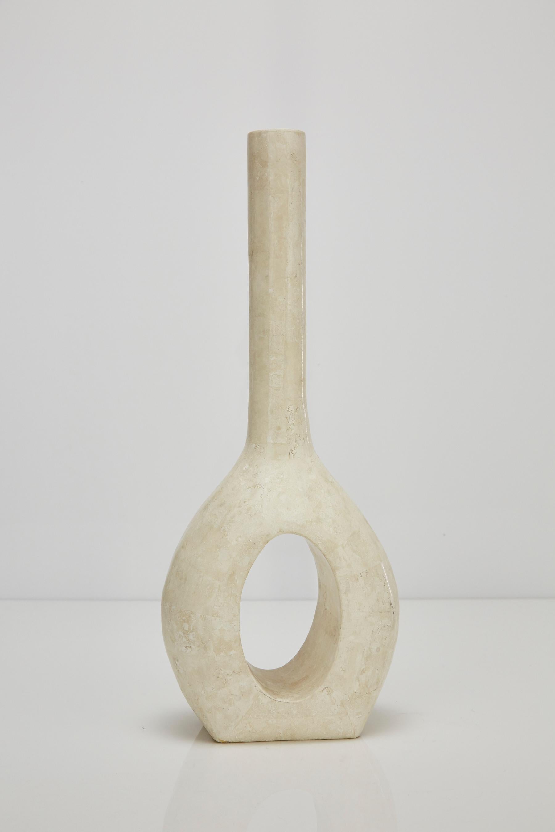 Tall vase with 