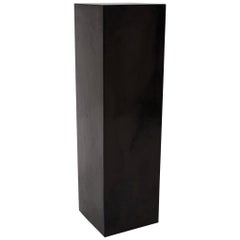 Tessellated Black Stone Square Pedestal