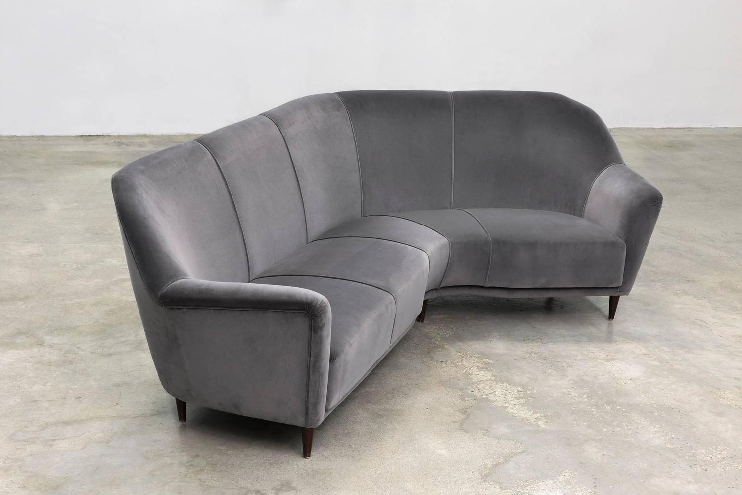 Italian Corner Sofa by Ico Parisi, circa 1951 at 1stdibs