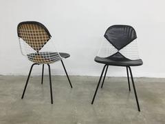 Pair of Early Eames Wire "Bikini" Chairs, 1950s