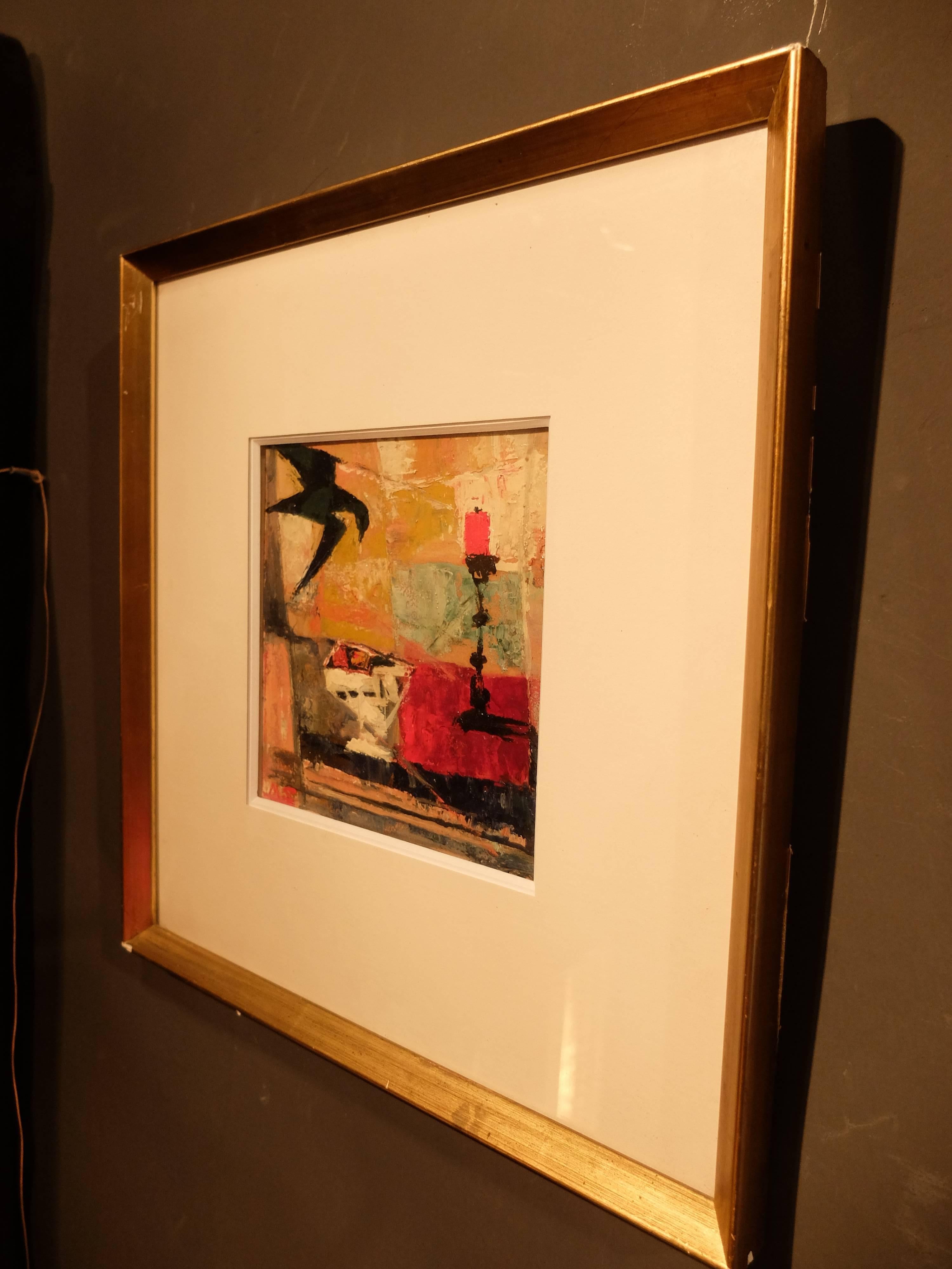 French Sill LIfe by Marc Sterling, Early 1960s, Ecole De Paris, Signed and Dated For Sale