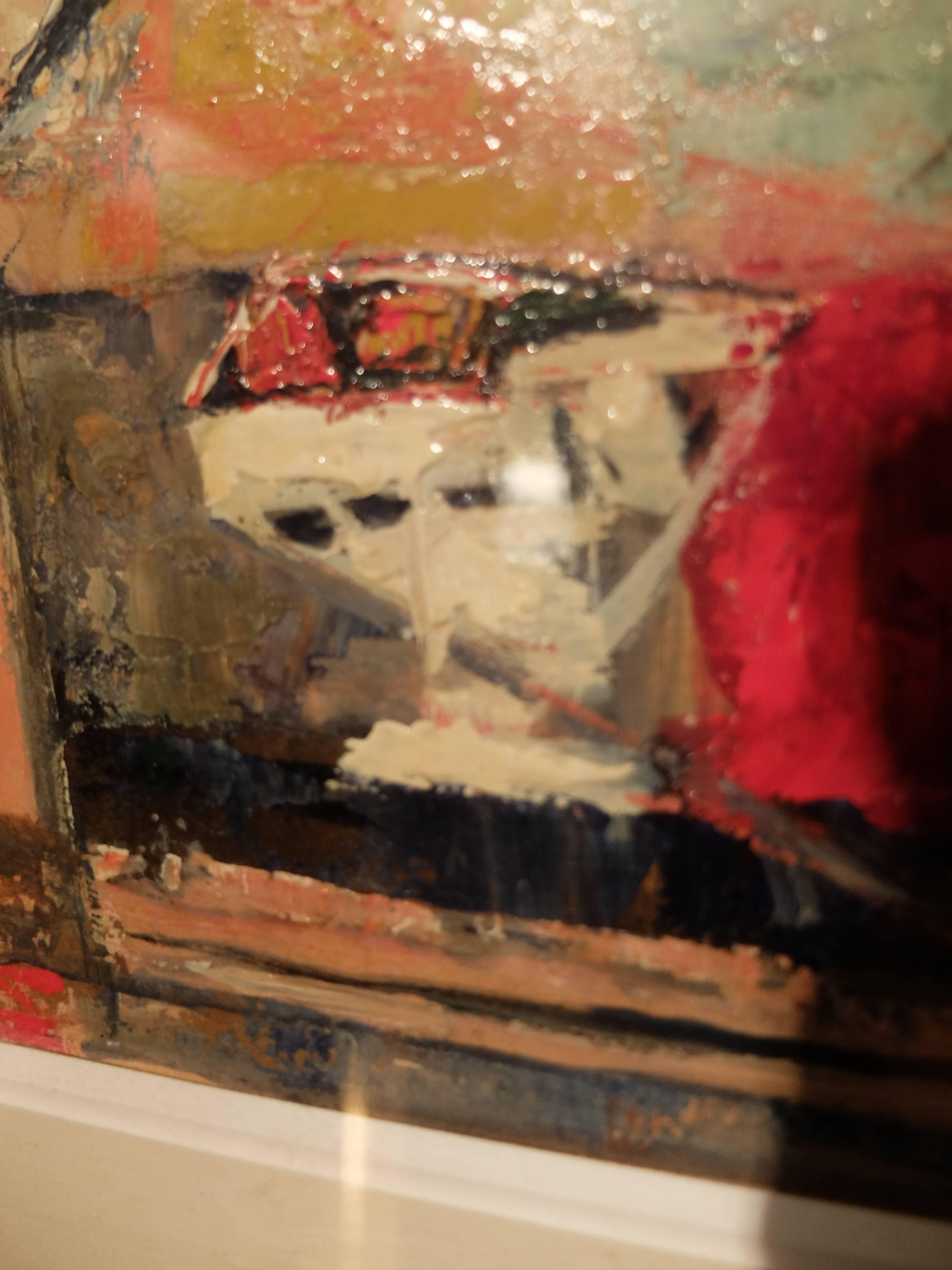 Mid-20th Century Sill LIfe by Marc Sterling, Early 1960s, Ecole De Paris, Signed and Dated For Sale