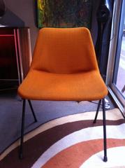 Set of Six Robin Day Chairs with Original Fabric