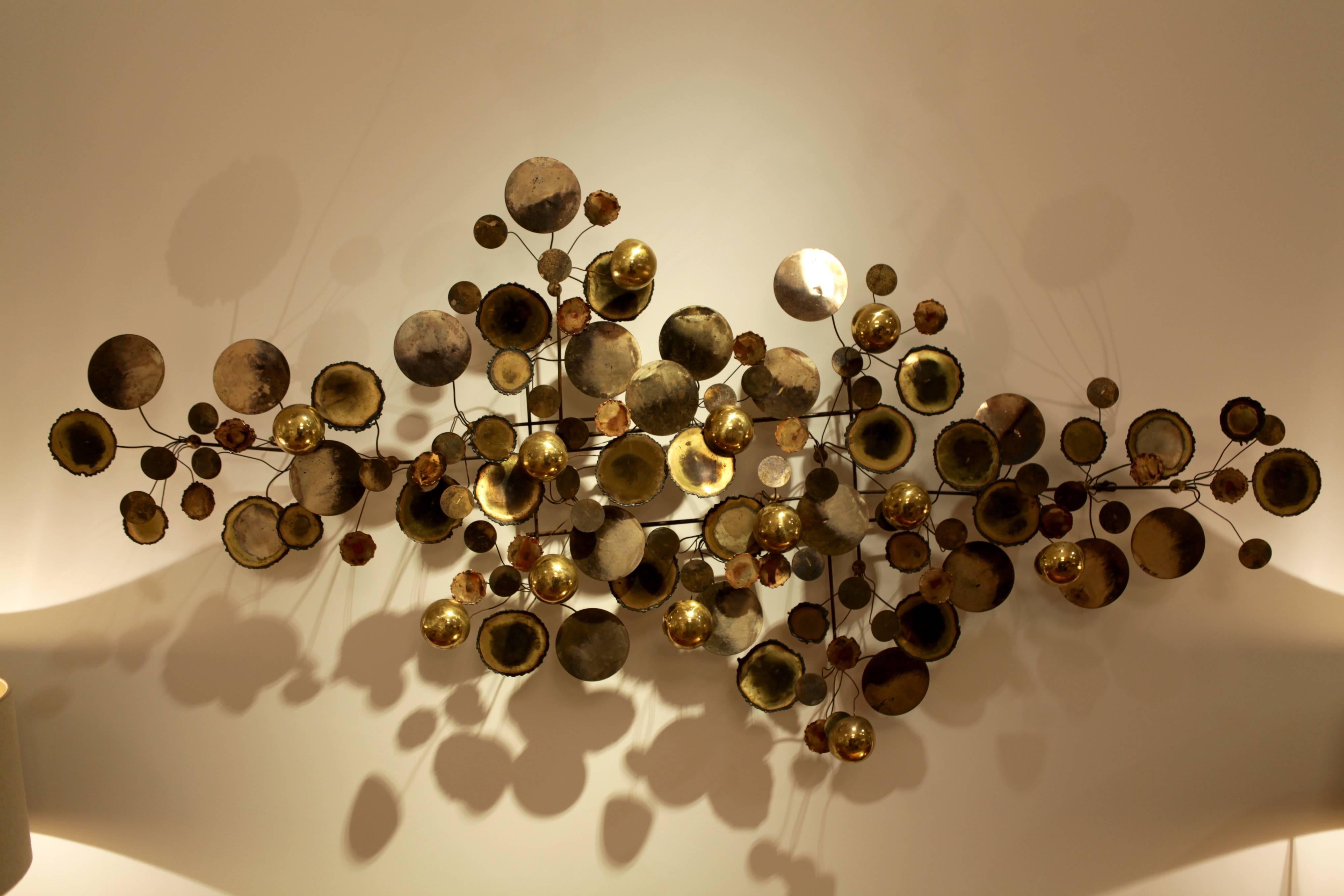 curtis jere raindrops wall sculpture