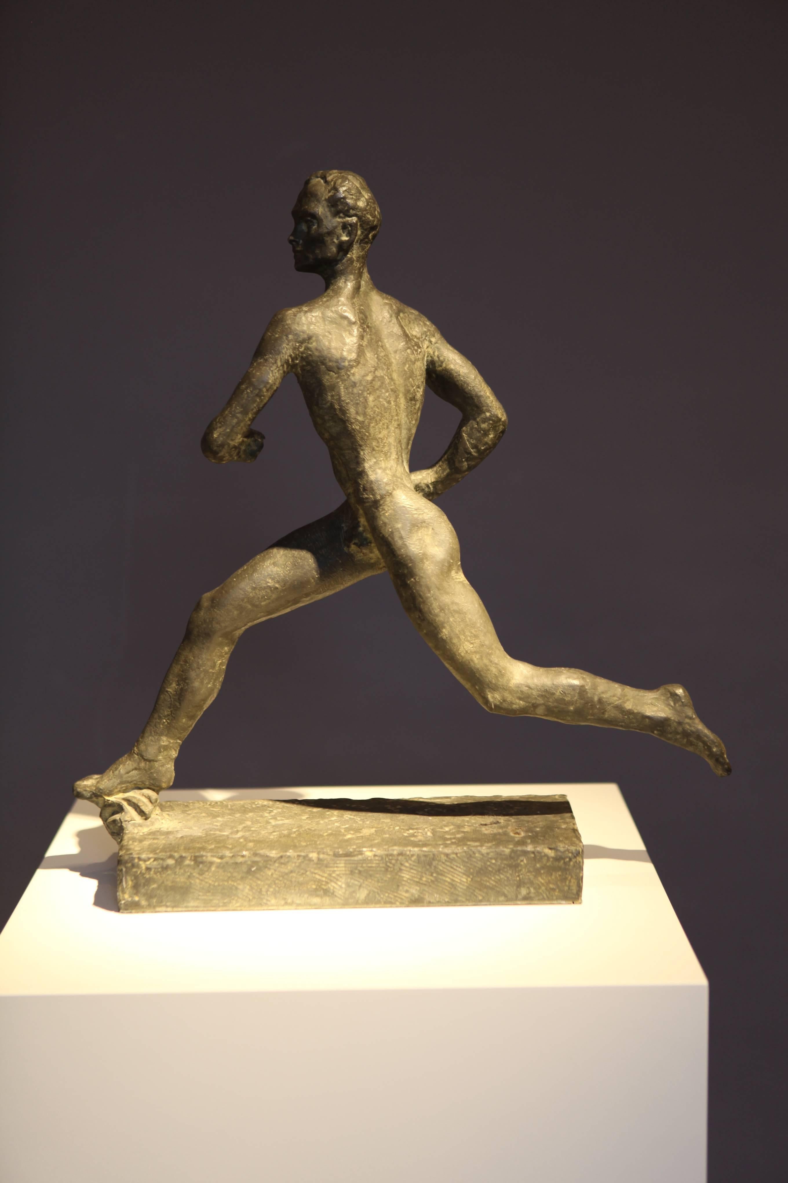 Win Aaltonen, Athletische Skulptur, Finnland, 1950er Jahre (Finnisch)