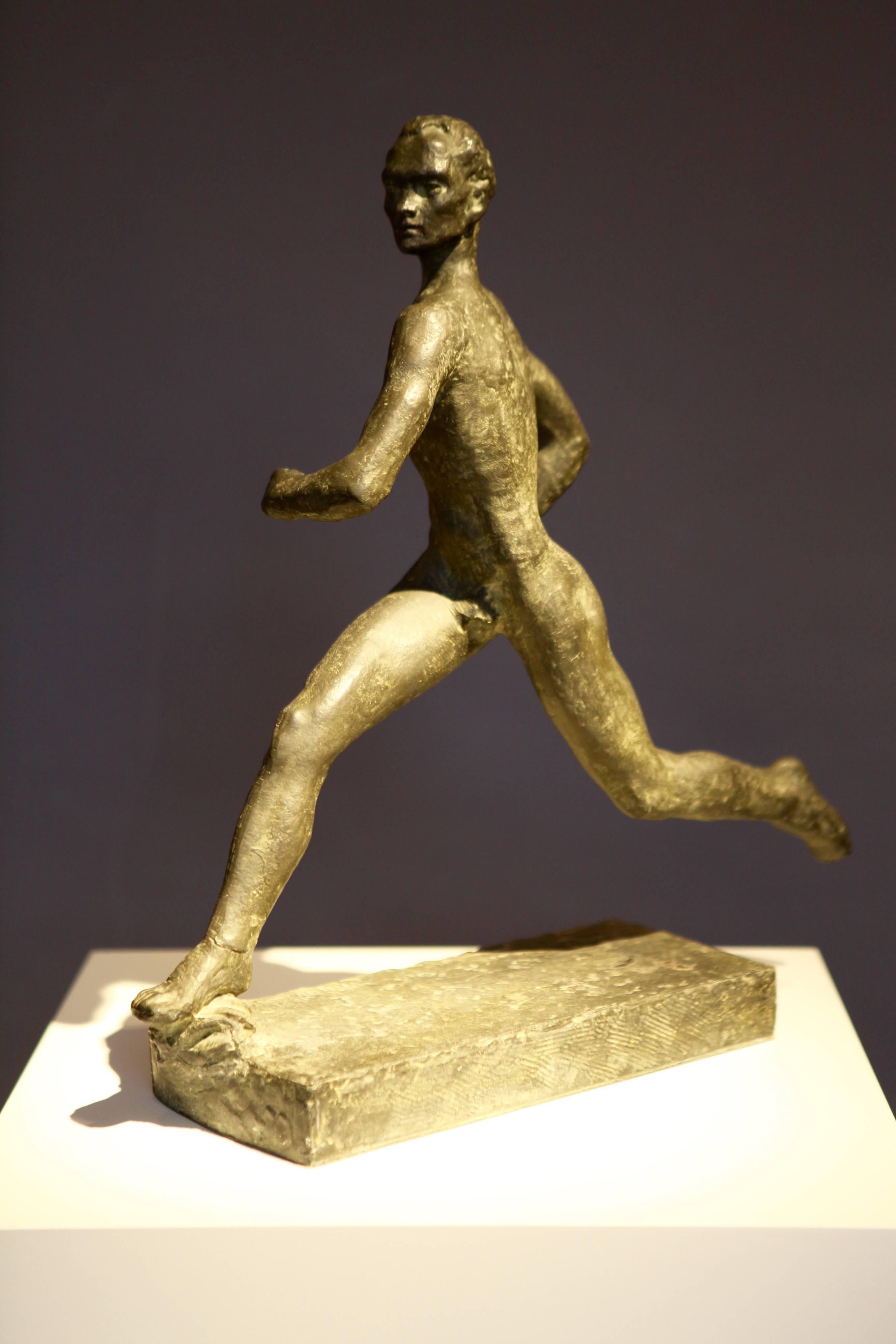 Win Aaltonen, Athletische Skulptur, Finnland, 1950er Jahre (Skandinavische Moderne)