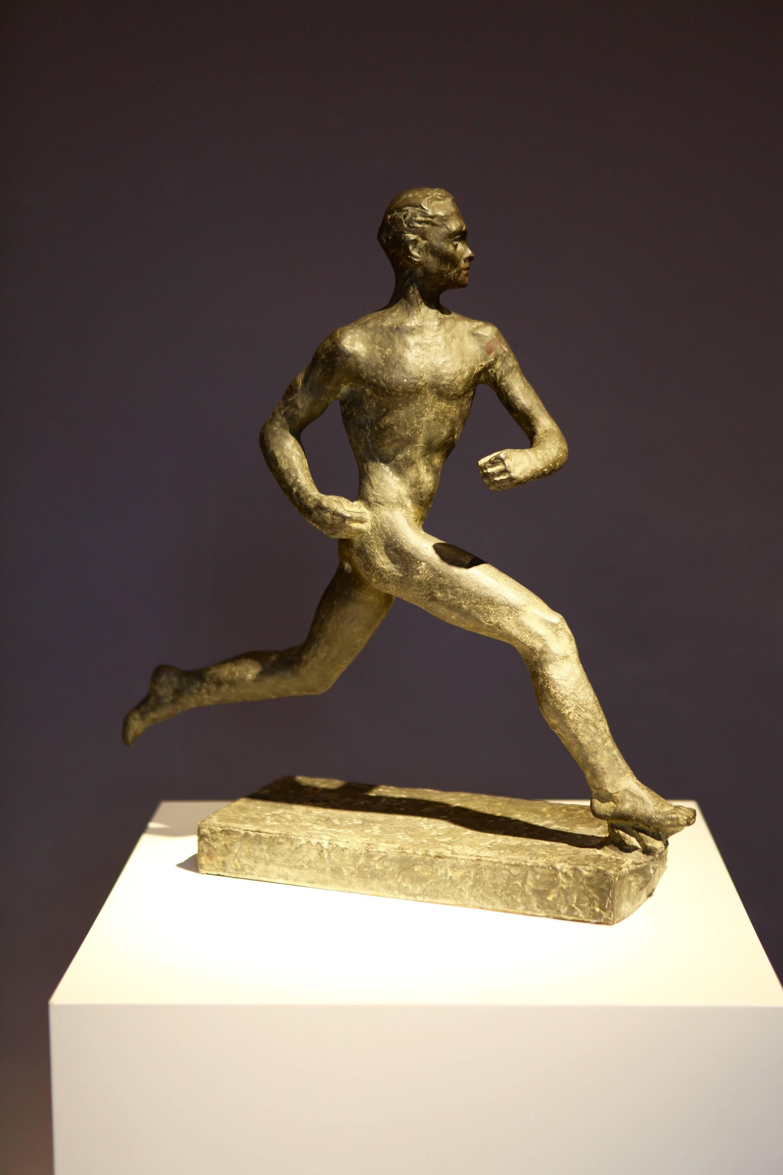 Win Aaltonen, Athletische Skulptur, Finnland, 1950er Jahre im Zustand „Hervorragend“ in Berlin, DE