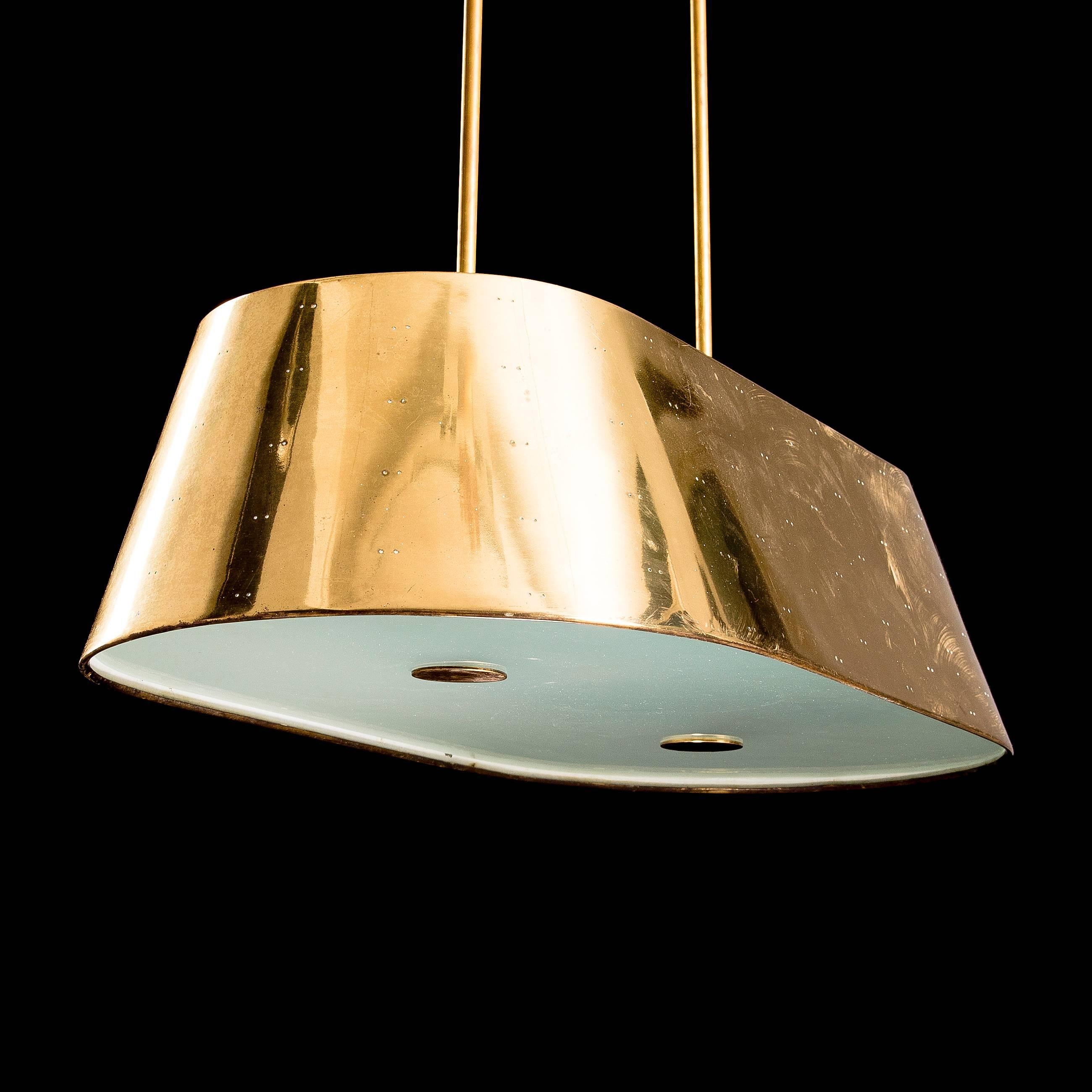 Finnish Paavo Tynell Large Ceiling Light