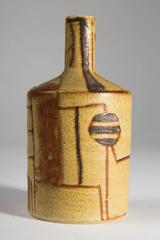 Beate Kuhn, Ceramic-Bottle Vase, Germany, 1950