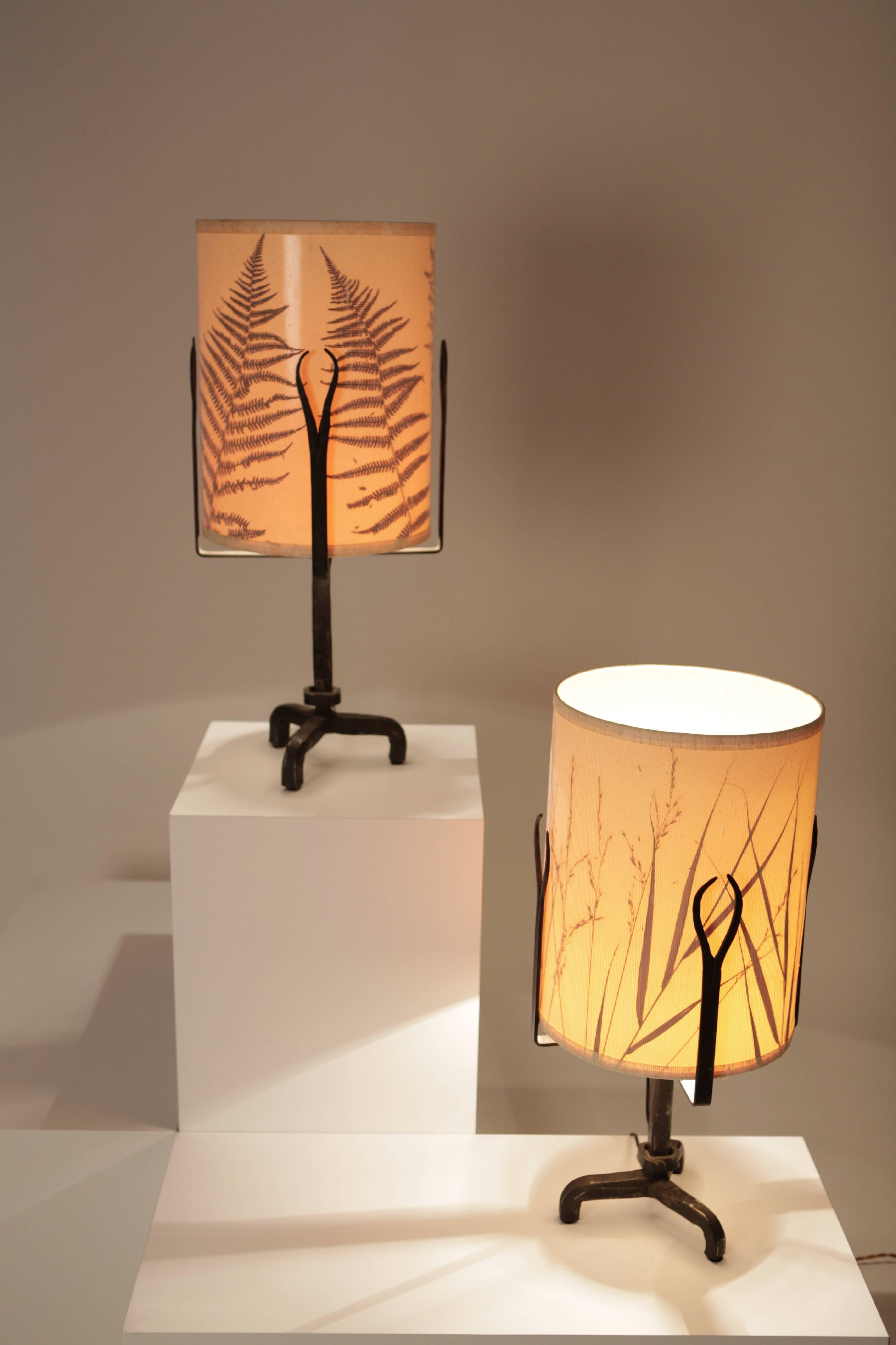 Diego Giacometti Style, Table Lamps, France, 1940s In Excellent Condition In Berlin, DE