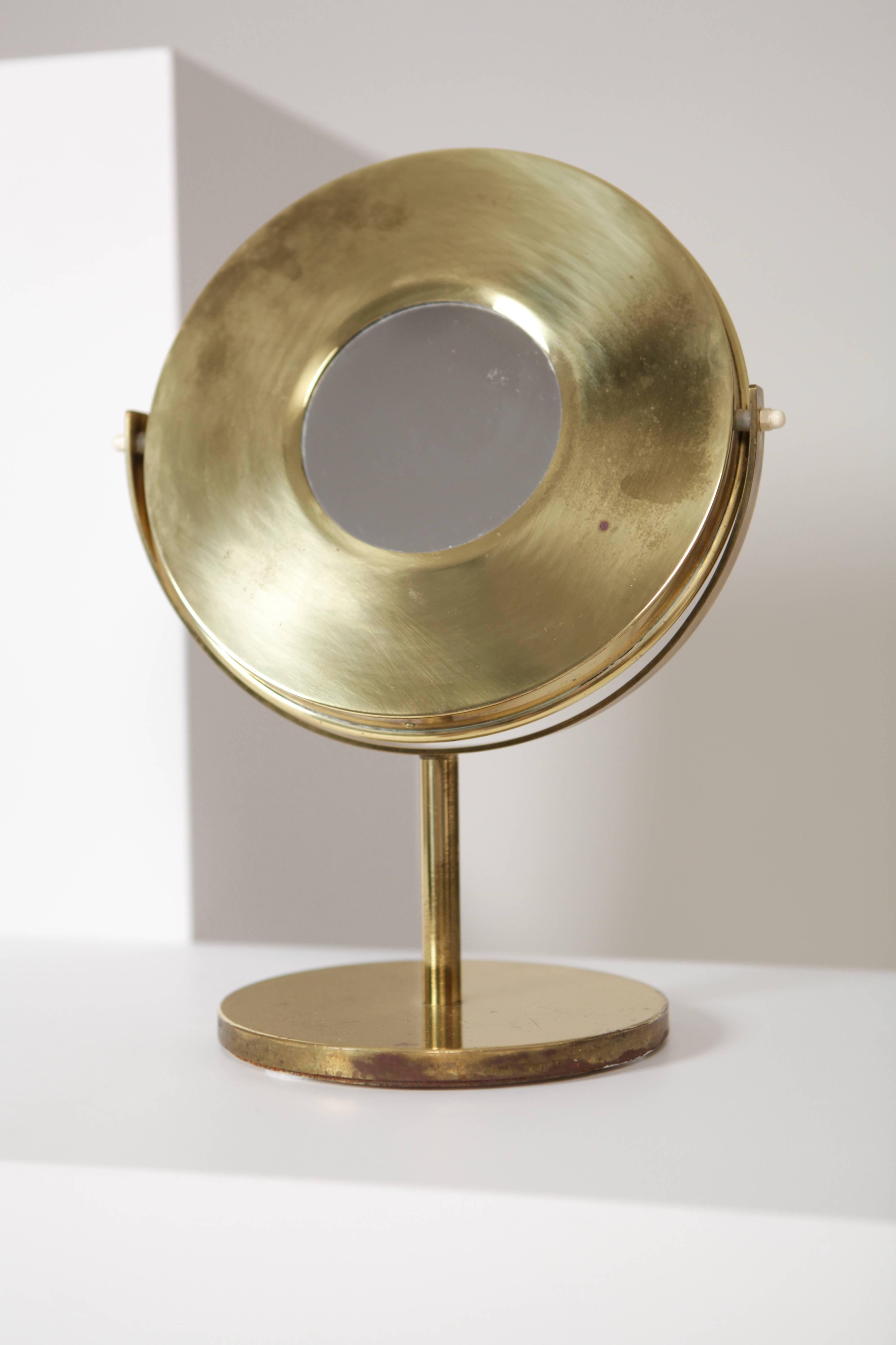 bronze table mirror