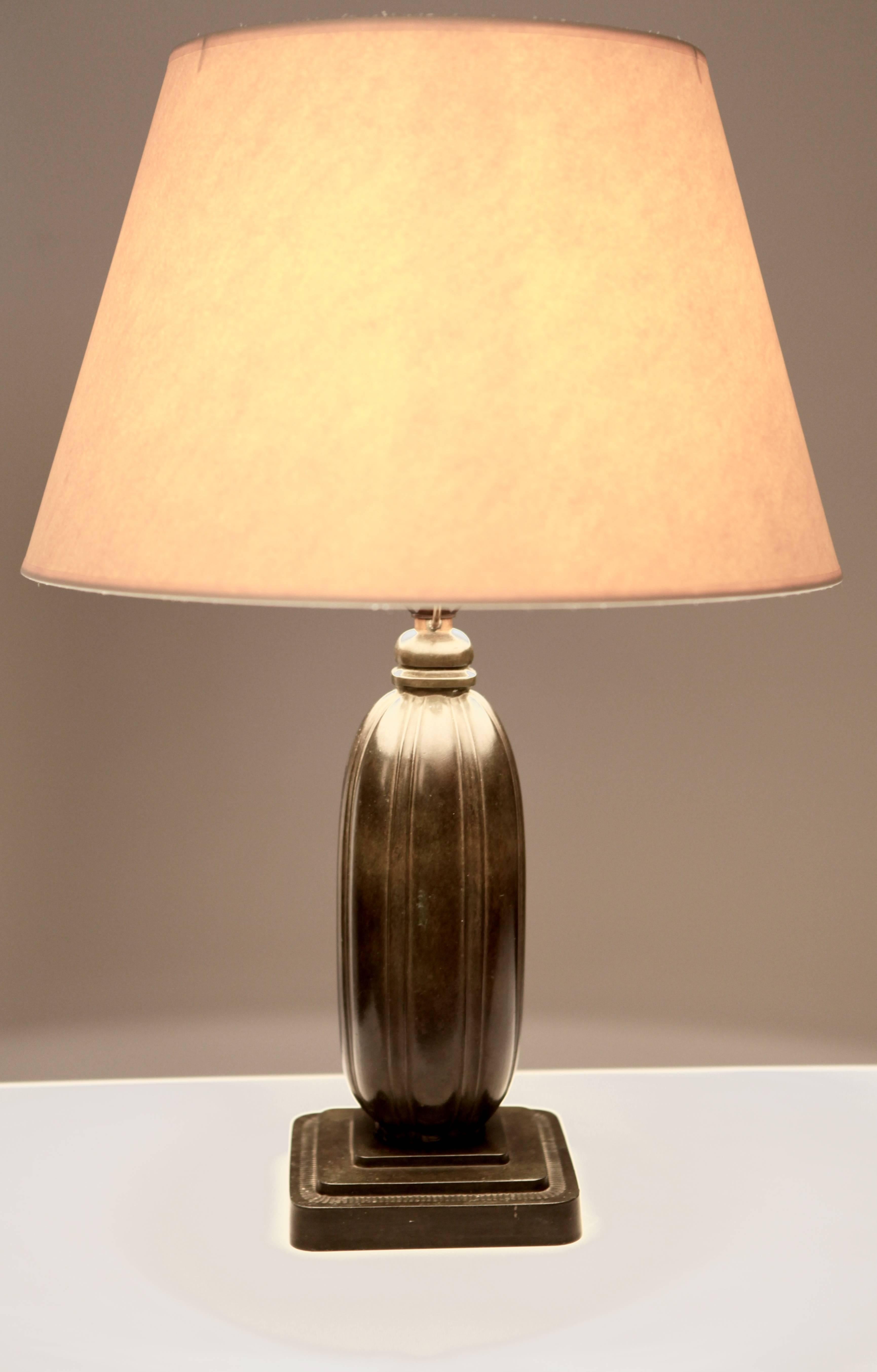 Early 20th Century Just Andersen, Table Lamp, Mod. 1859