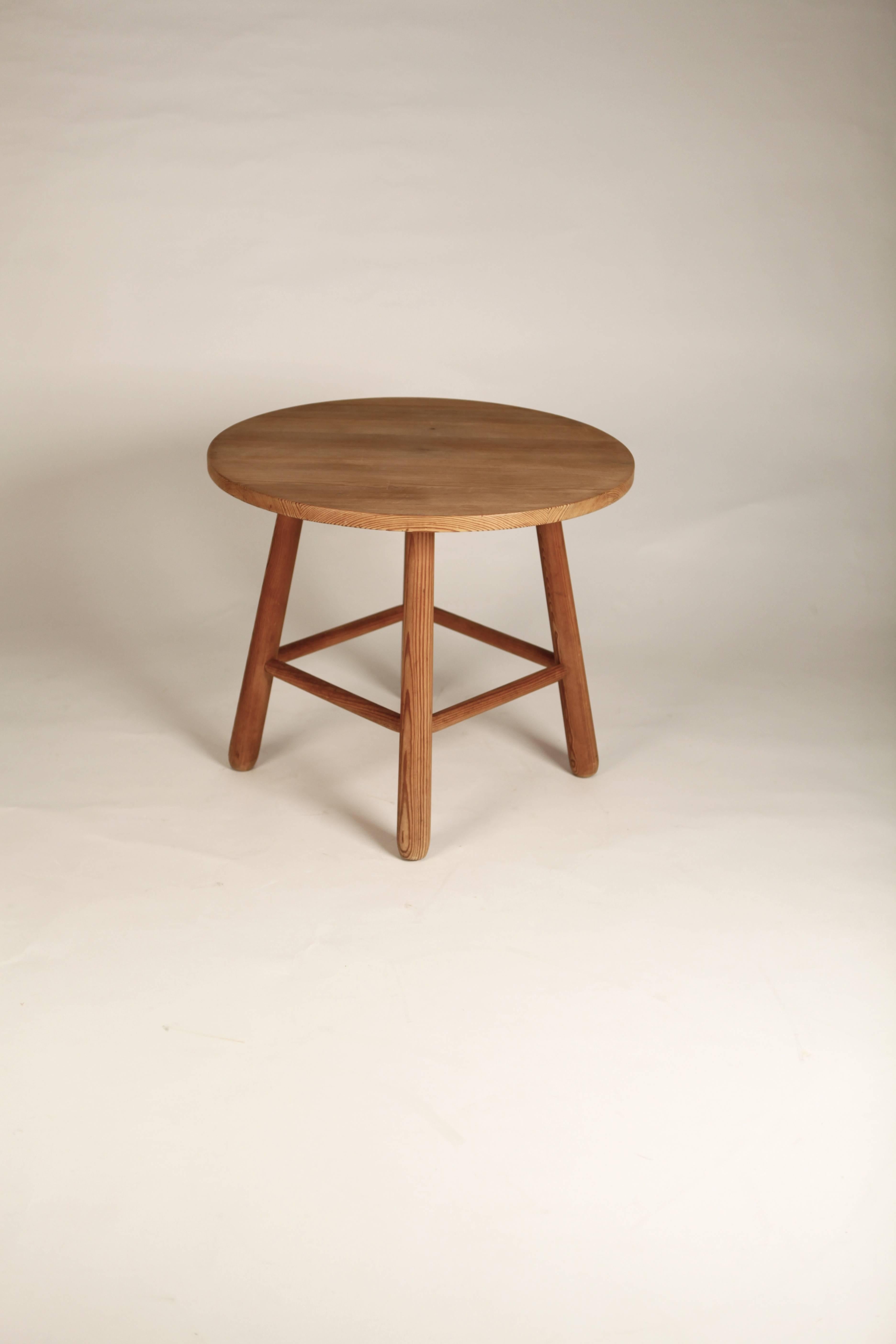 Style of Axel Einar Hjorth, Pine Table, Nordiska Kompaniet, 1930s 1