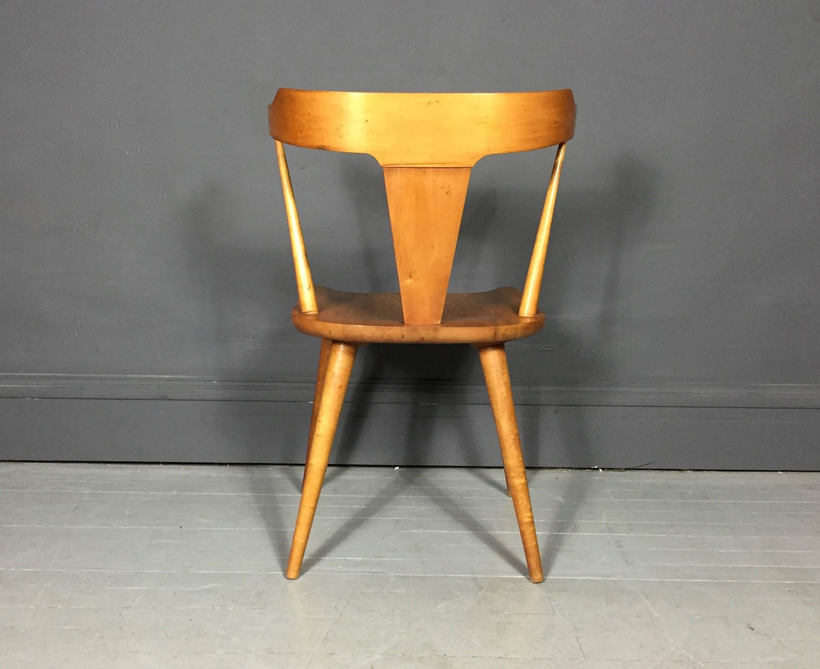 American Solid Birch Dining Chair by Paul McCobb for Planner Group, USA 1950s