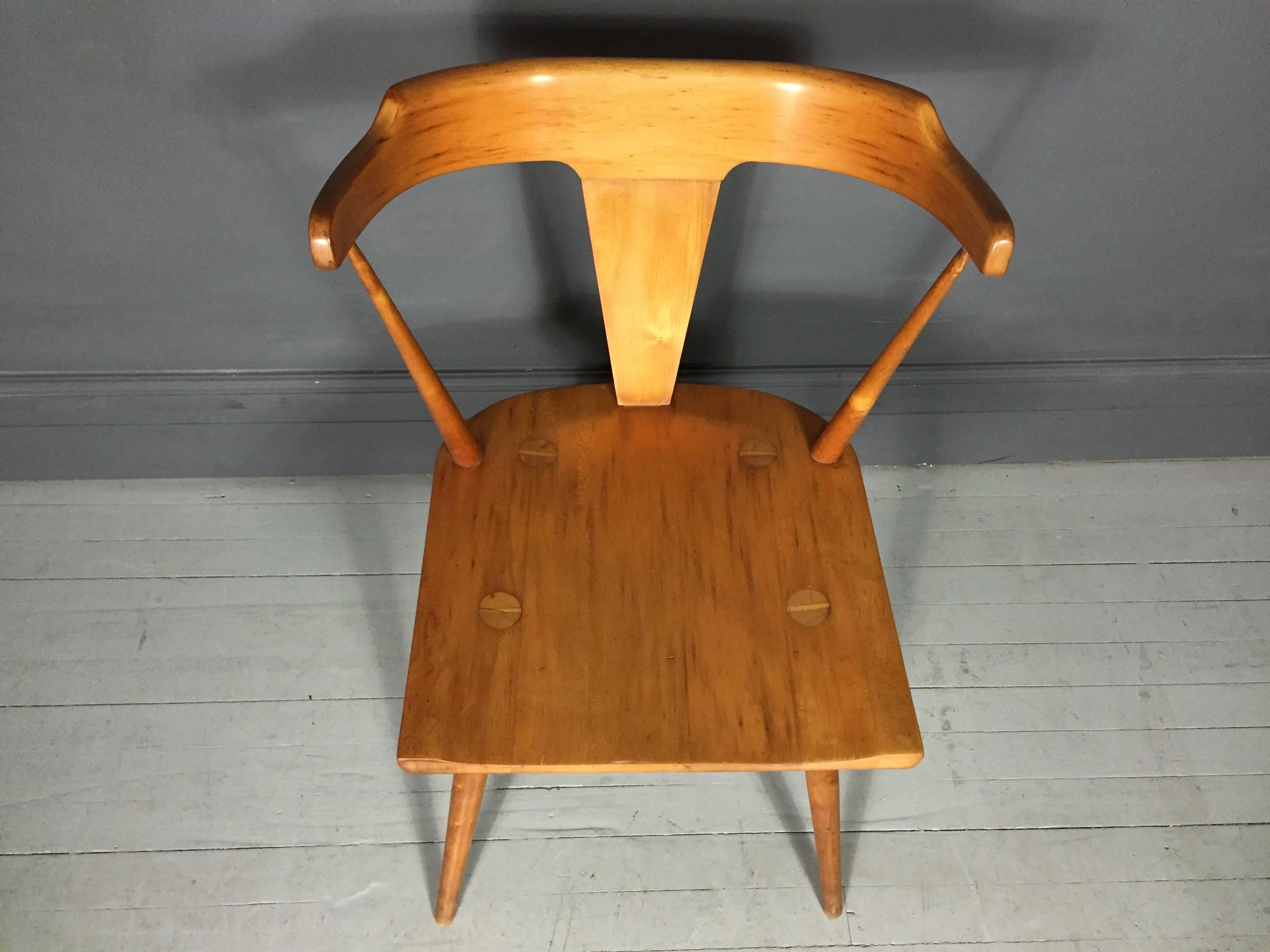Solid Birch Dining Chair by Paul McCobb for Planner Group, USA 1950s 1